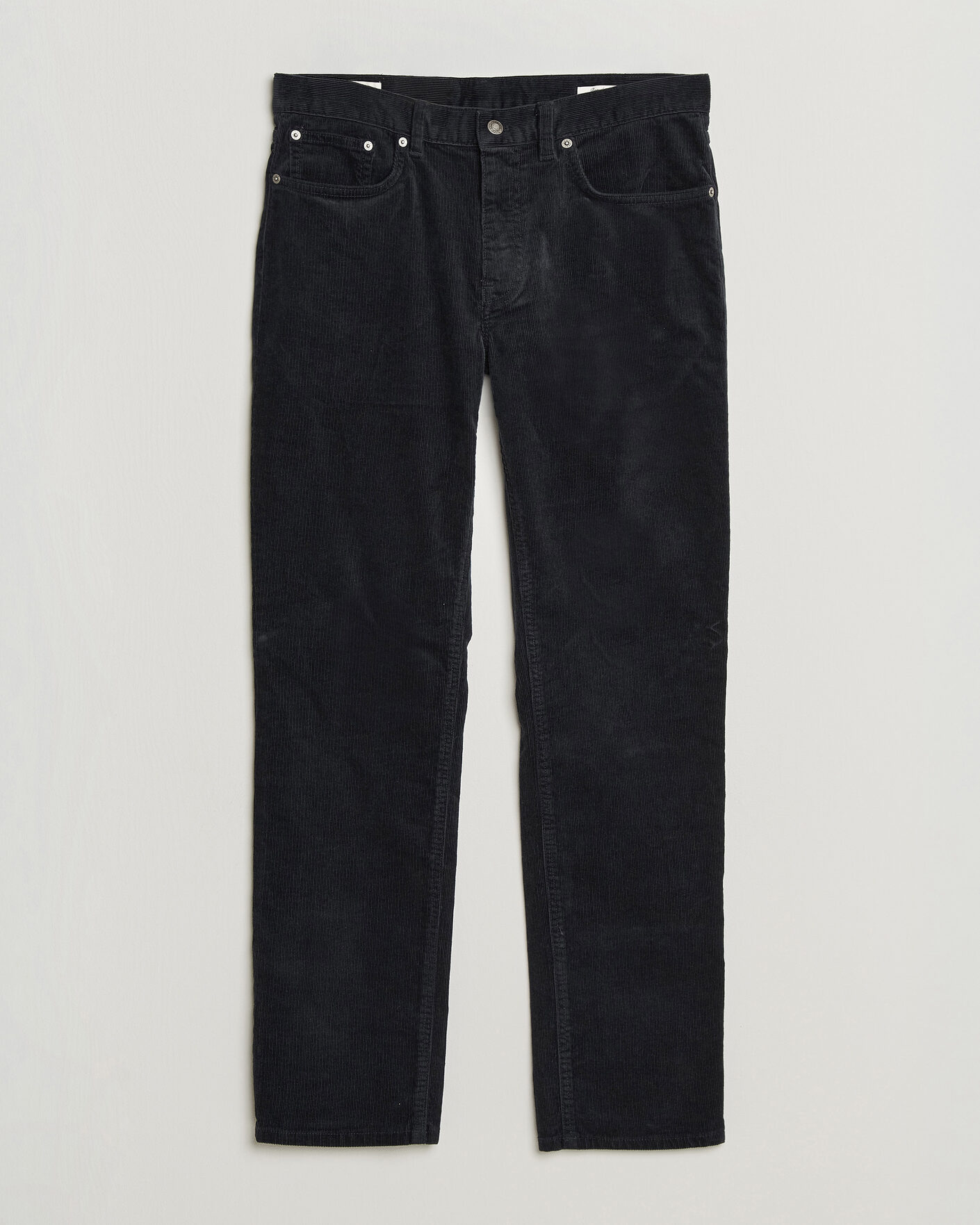 Hombres | Pantalones | Gant | Regular Fit Corduroy 5-Pocket Pants Black
