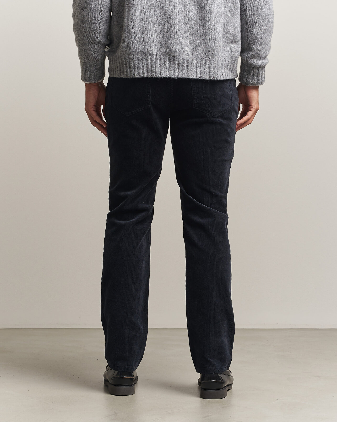 Hombres | Pantalones | Gant | Regular Fit Corduroy 5-Pocket Pants Black
