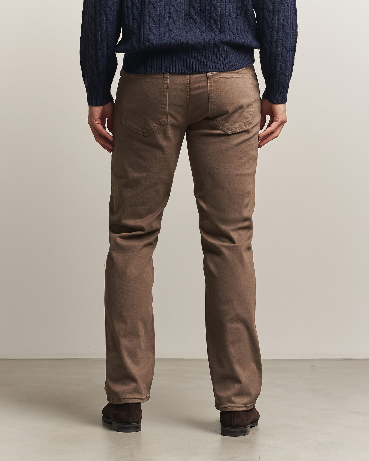 Hombres | Pantalones | Gant | Regular Fit Moleskin 5-Pocket Pants Faded Taupe
