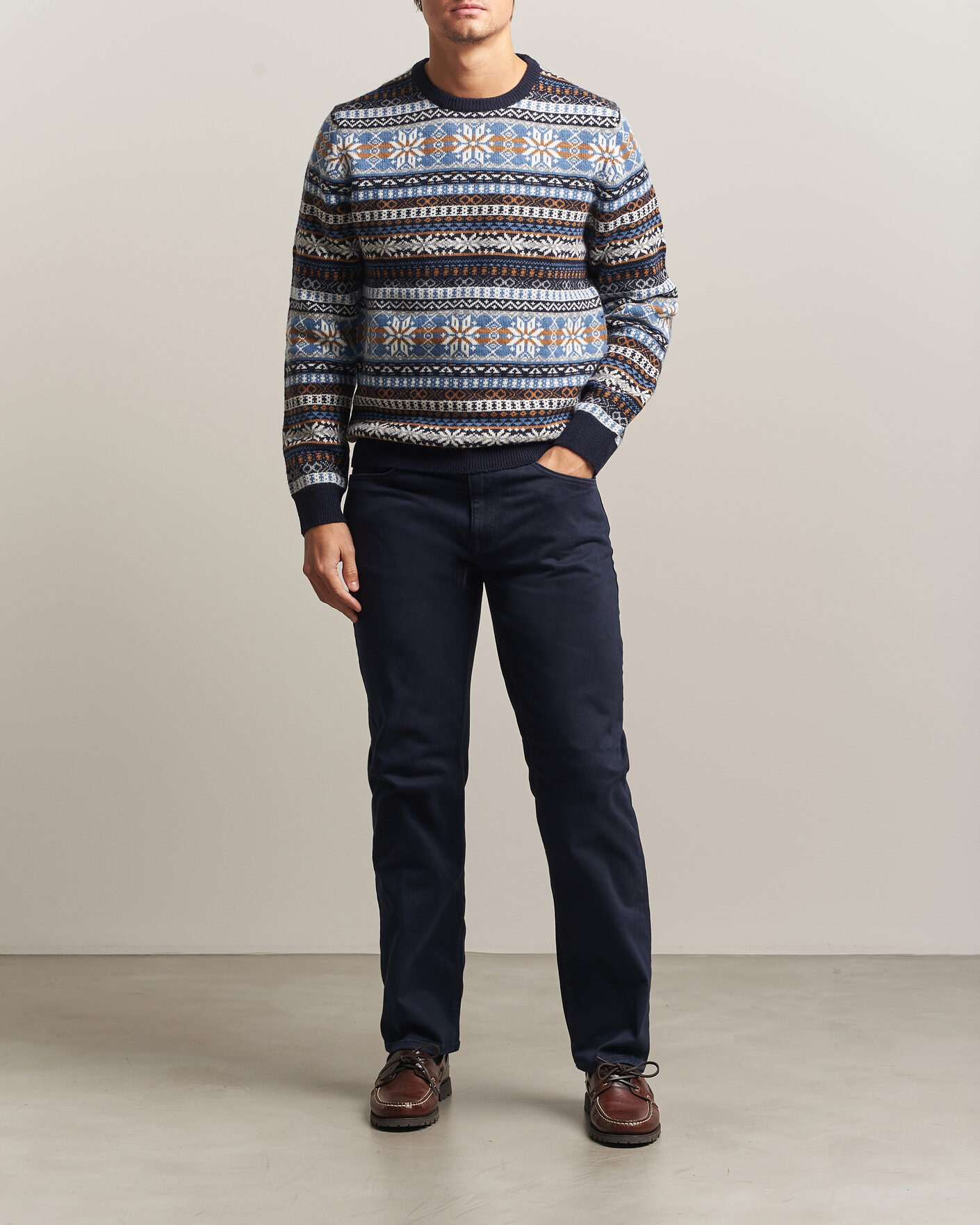 Hombres | Pantalones | Gant | Regular Fit Moleskin 5-Pocket Pants Evening Blue