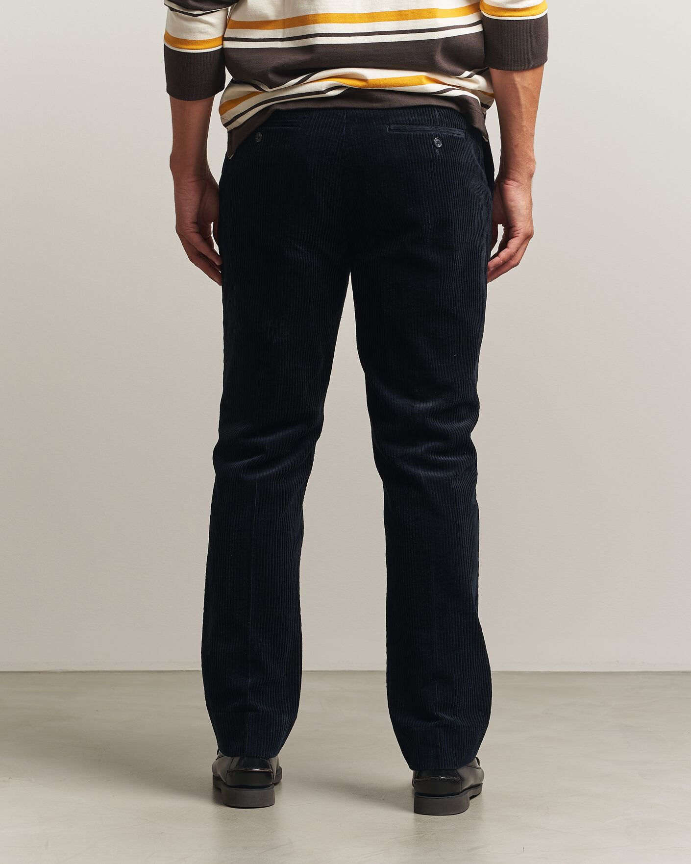 Hombres | Pantalones | Gant | Corduroy Trousers Evening Blue