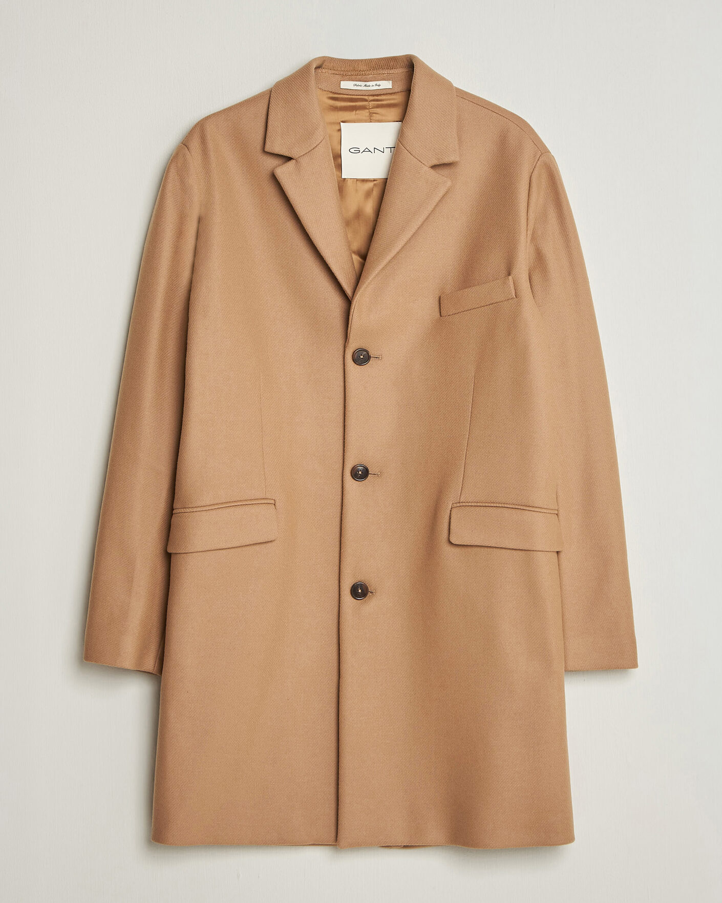 Hombres | Abrigos y chaquetas | Gant | Classic Wool/Cashmere Coat Light Taupe