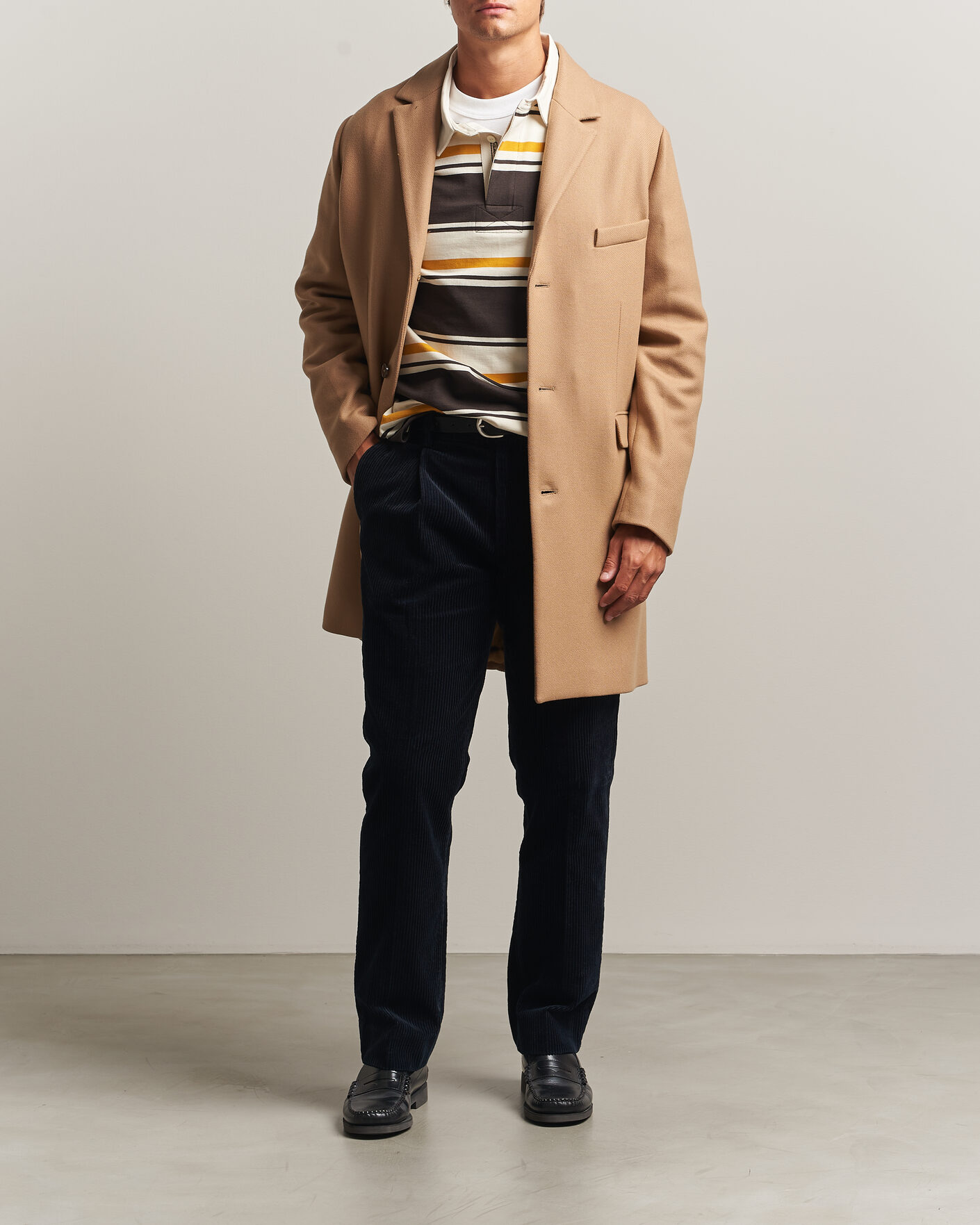Hombres | Abrigos y chaquetas | Gant | Classic Wool/Cashmere Coat Light Taupe