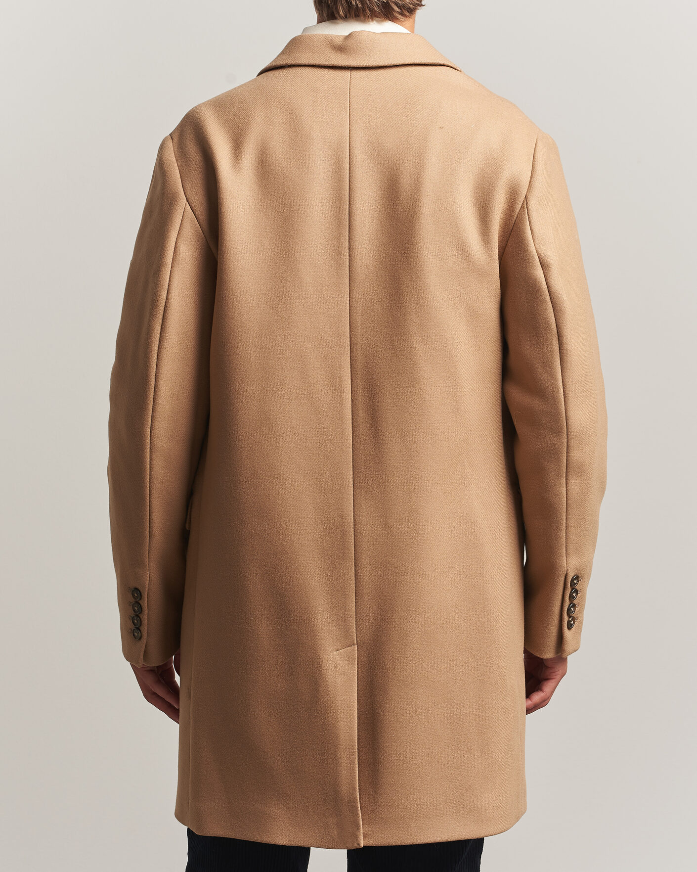 Hombres | Abrigos y chaquetas | Gant | Classic Wool/Cashmere Coat Light Taupe