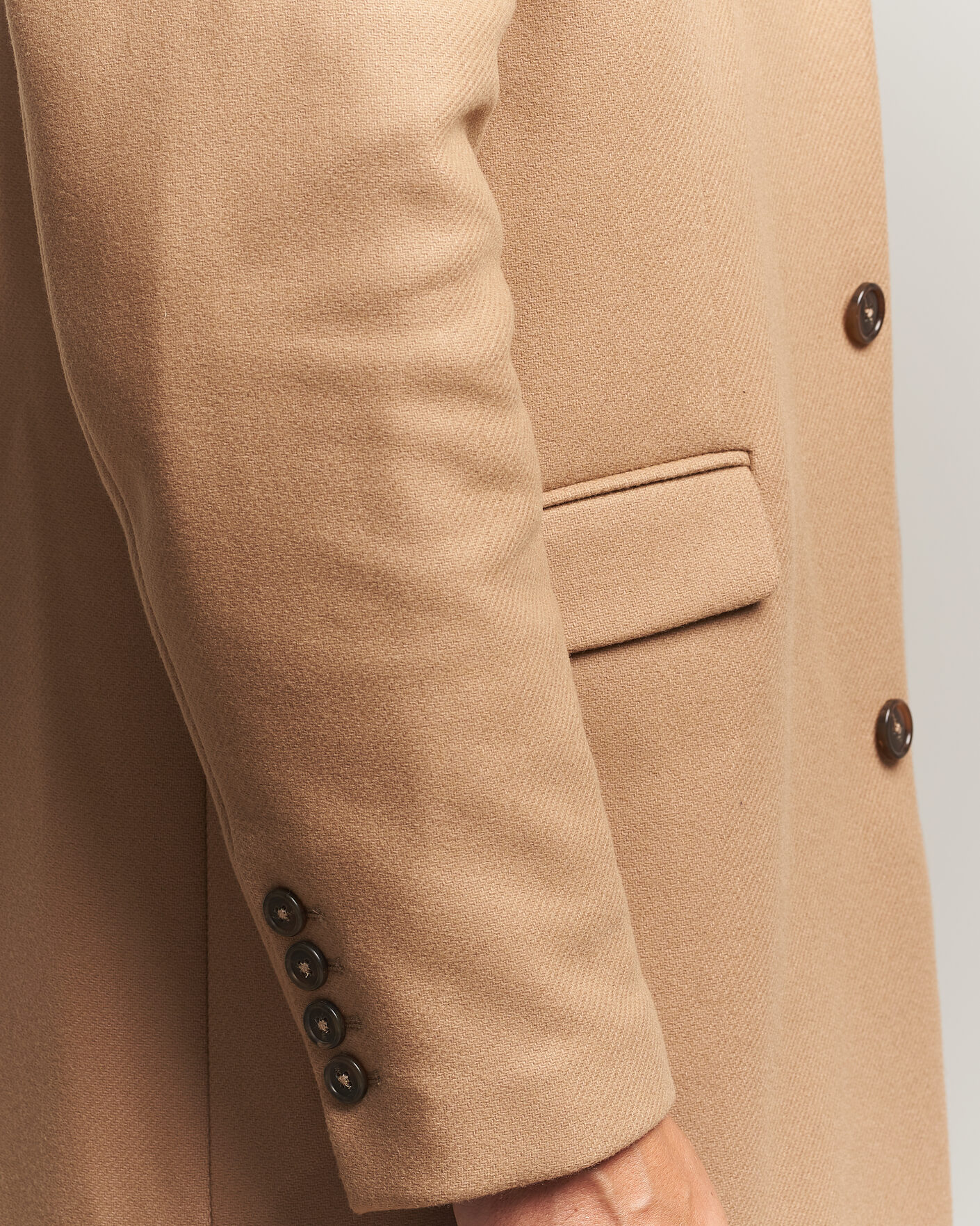 Hombres | Abrigos y chaquetas | Gant | Classic Wool/Cashmere Coat Light Taupe