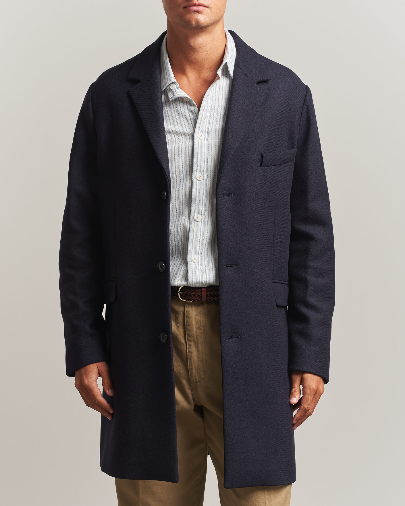 Hombres | Abrigos y chaquetas | Gant | Classic Wool/Cashmere Coat Evening Blue