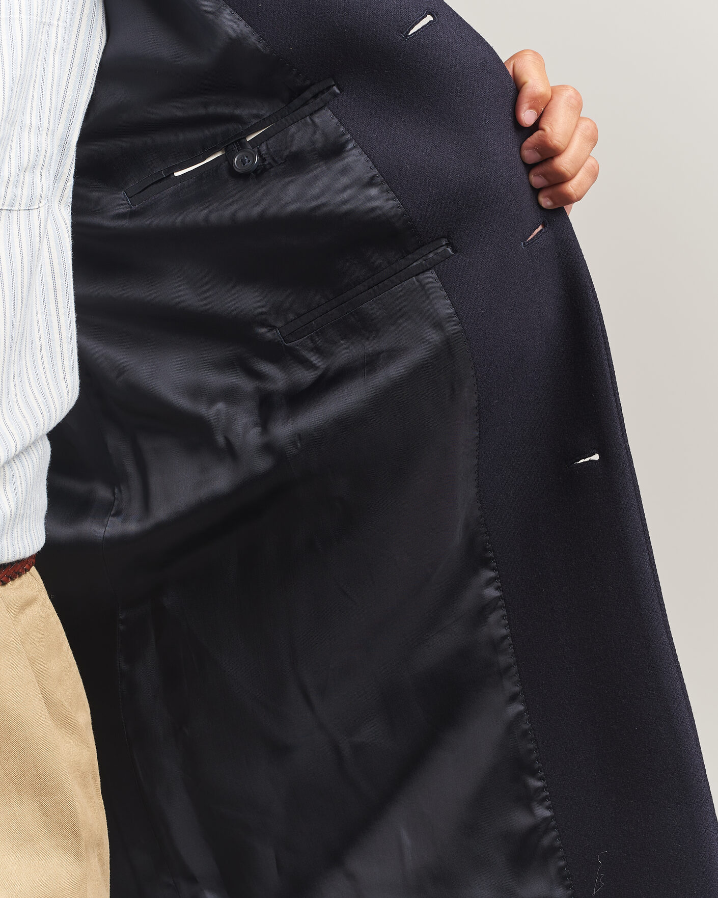 Hombres | Abrigos y chaquetas | Gant | Classic Wool/Cashmere Coat Evening Blue