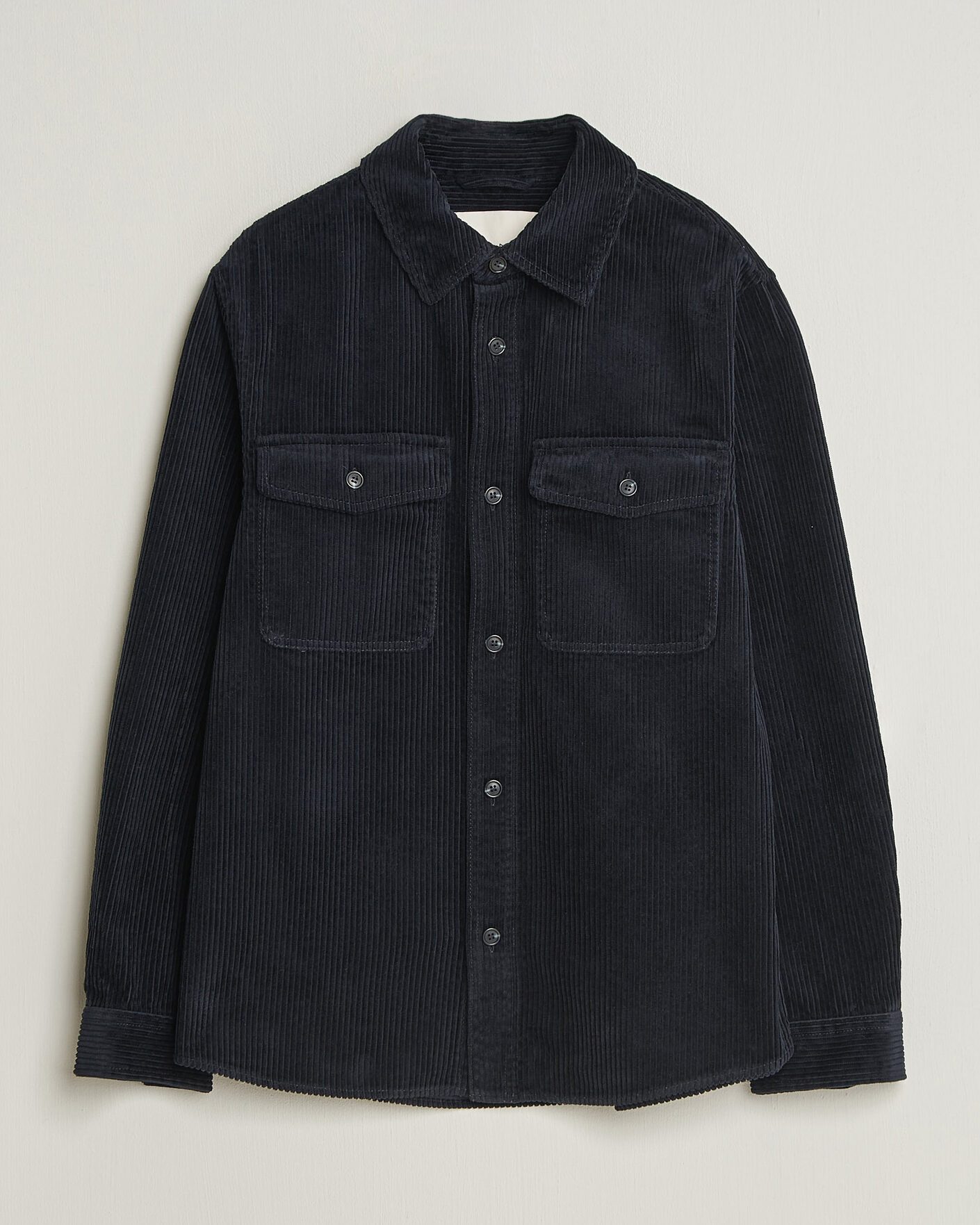 Hombres | Camisas | Gant | Regular Fit Corduroy Overshirt Evening Blue