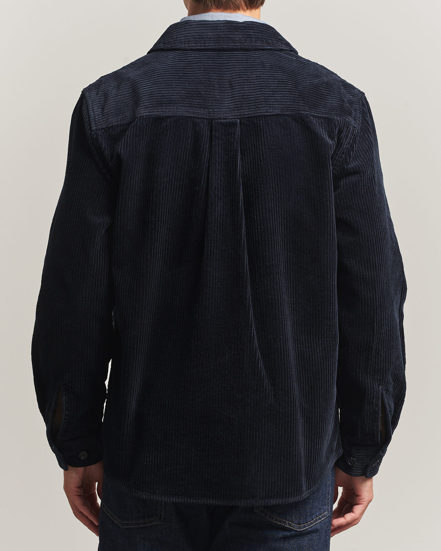 Hombres | Camisas | Gant | Regular Fit Corduroy Overshirt Evening Blue
