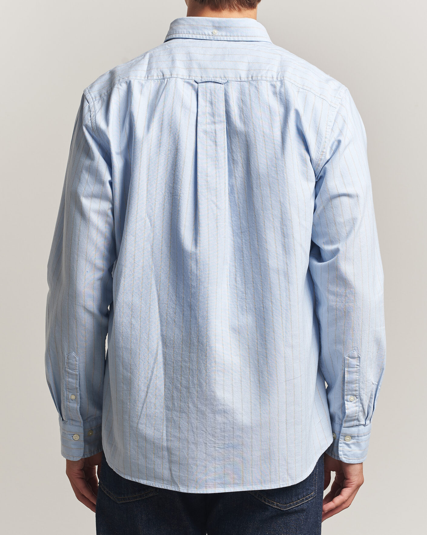 Hombres | Camisas | Gant | Regular Fit Archive Oxford Striped Shirt Clear Sky