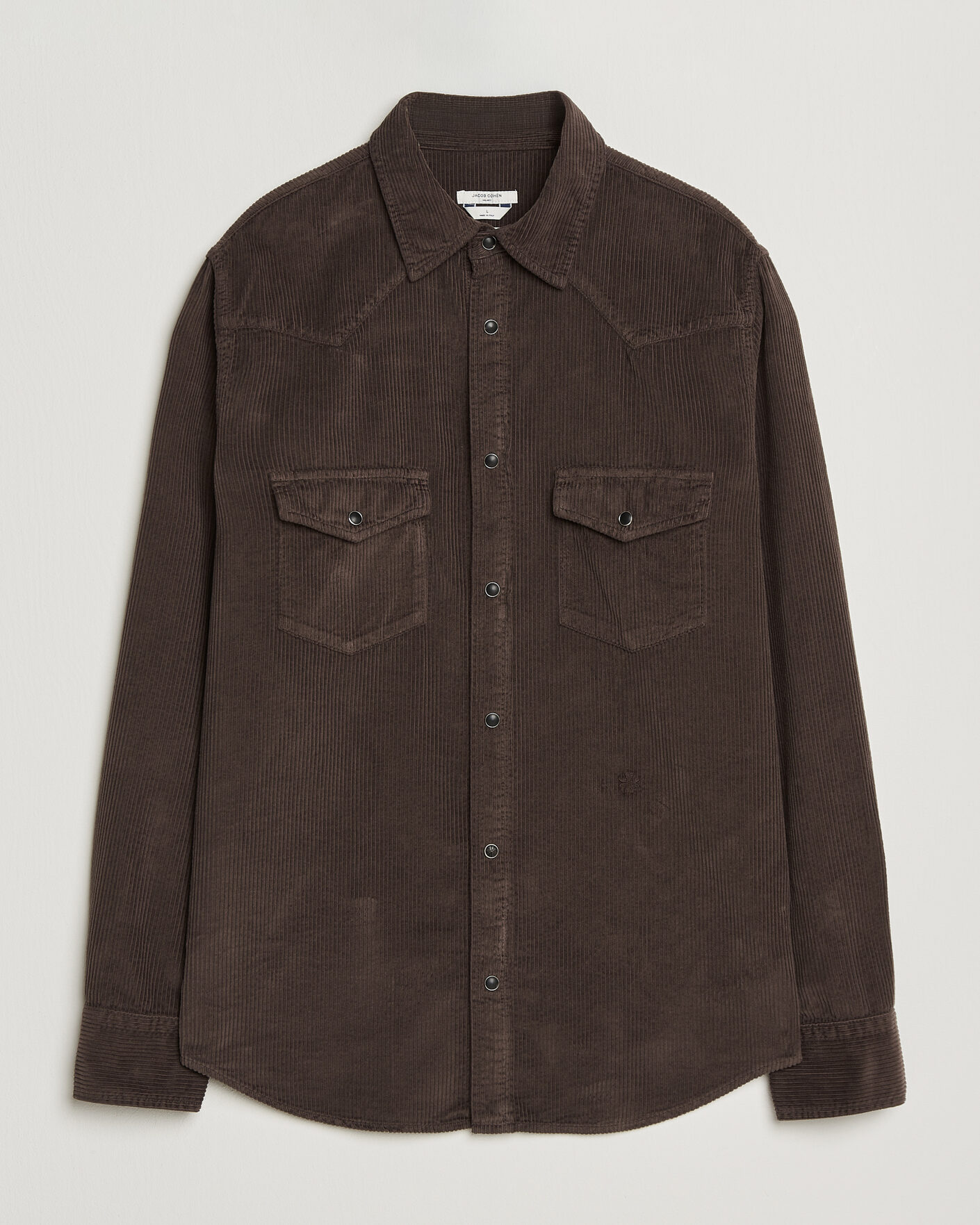 Hombres | Camisas | Jacob Cohën | Cord Pocket Overshirt Brown