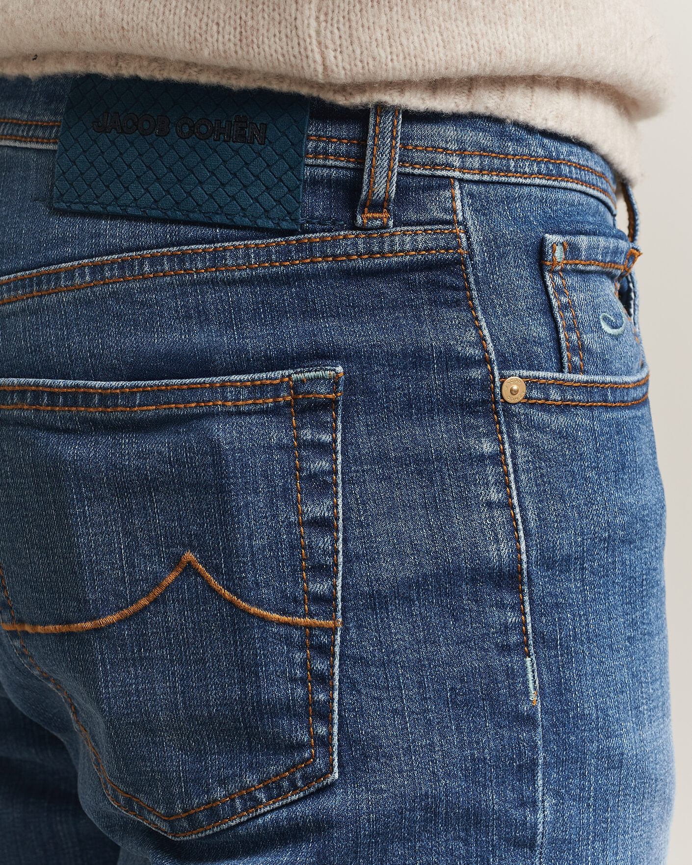 Hombres | Vaqueros | Jacob Cohën | Edos Regular Straight Fit Jeans Mid Blue