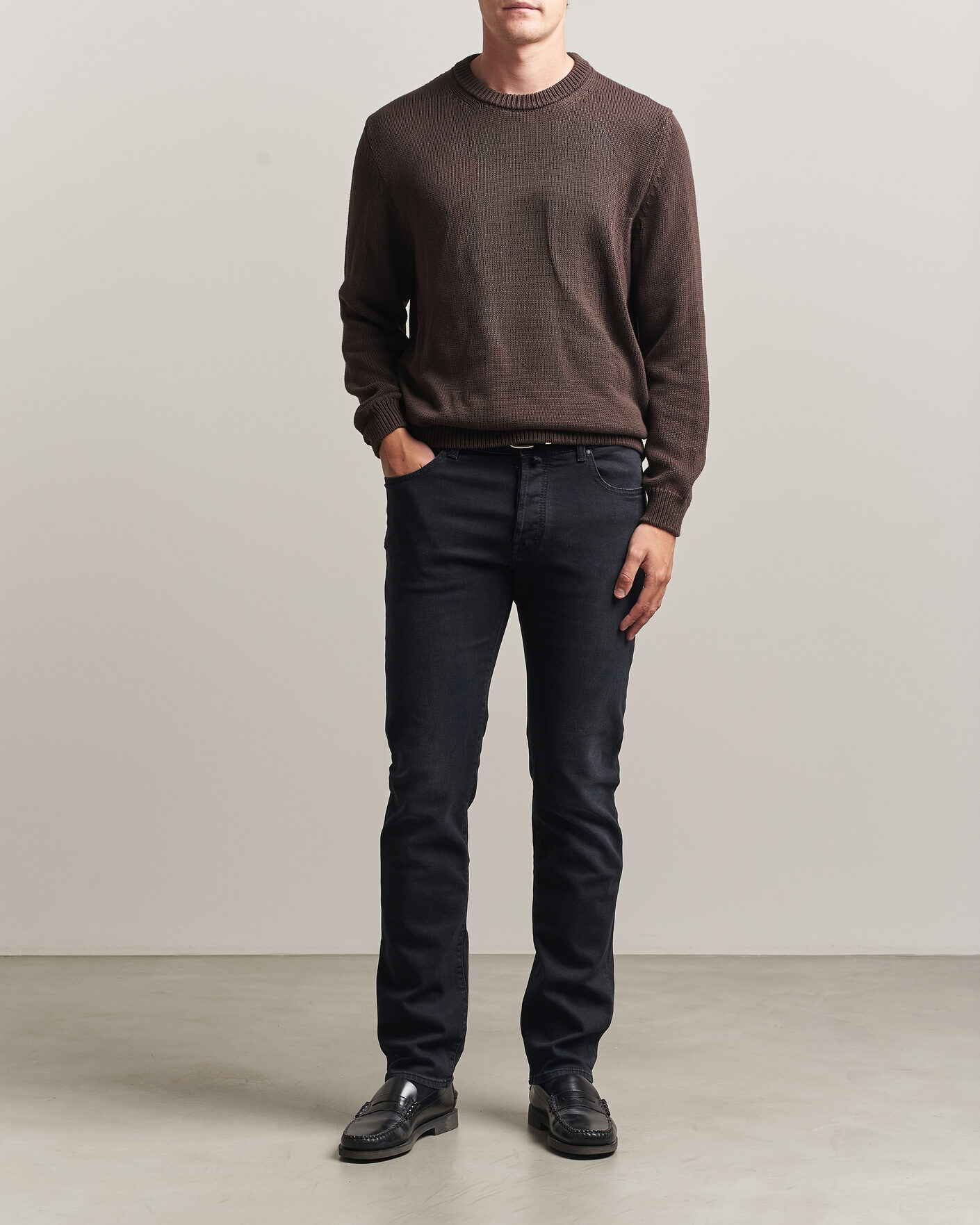 Hombres | Vaqueros | Jacob Cohën | Bard Slim Fit Stretch Jeans Washed Black