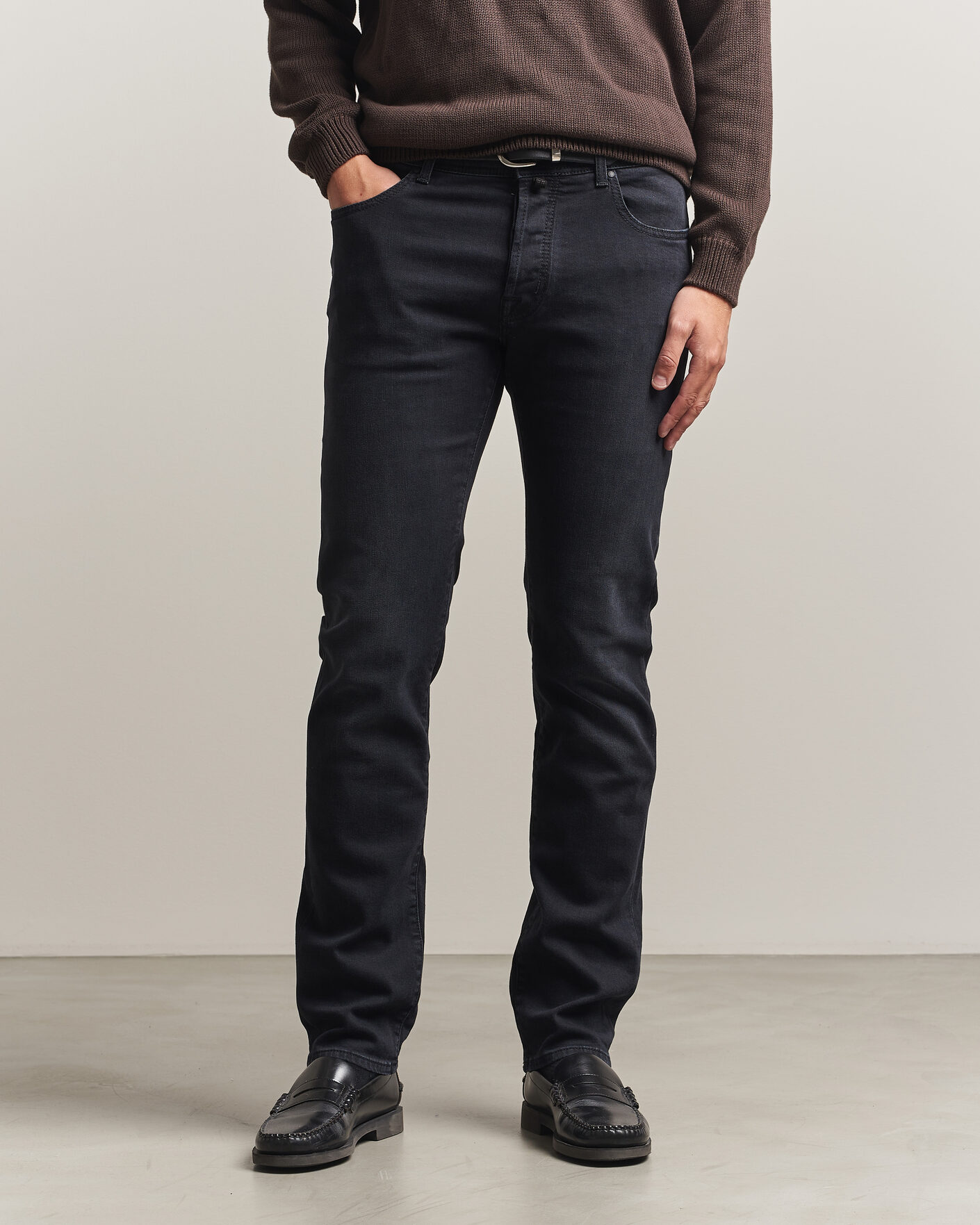 Hombres | Vaqueros | Jacob Cohën | Bard Slim Fit Stretch Jeans Washed Black