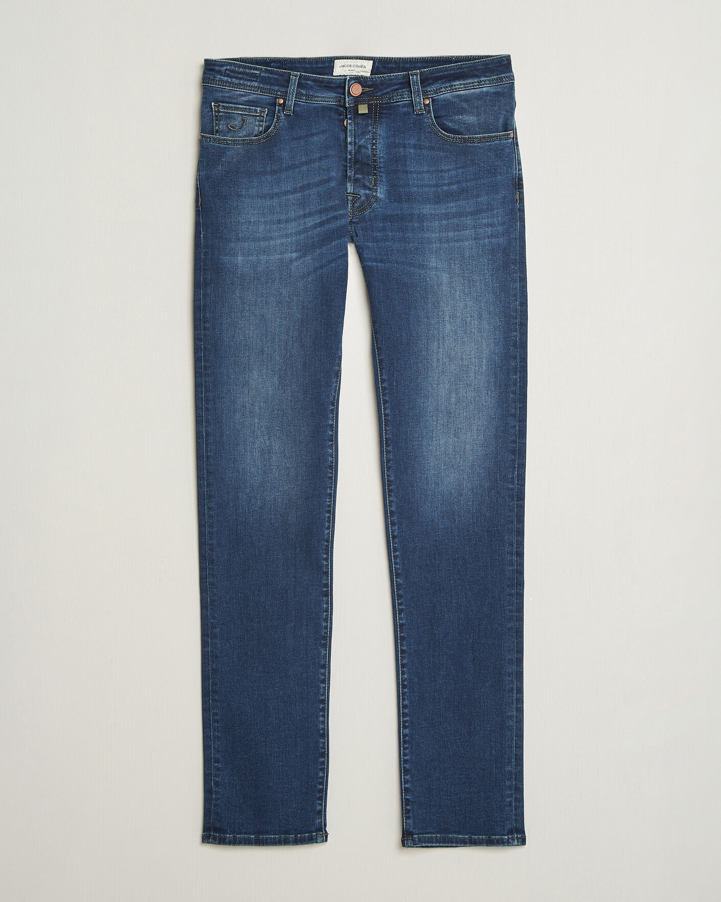Hombres | Vaqueros | Jacob Cohën | Bard Slim Fit Stretch Jeans Mid Blue