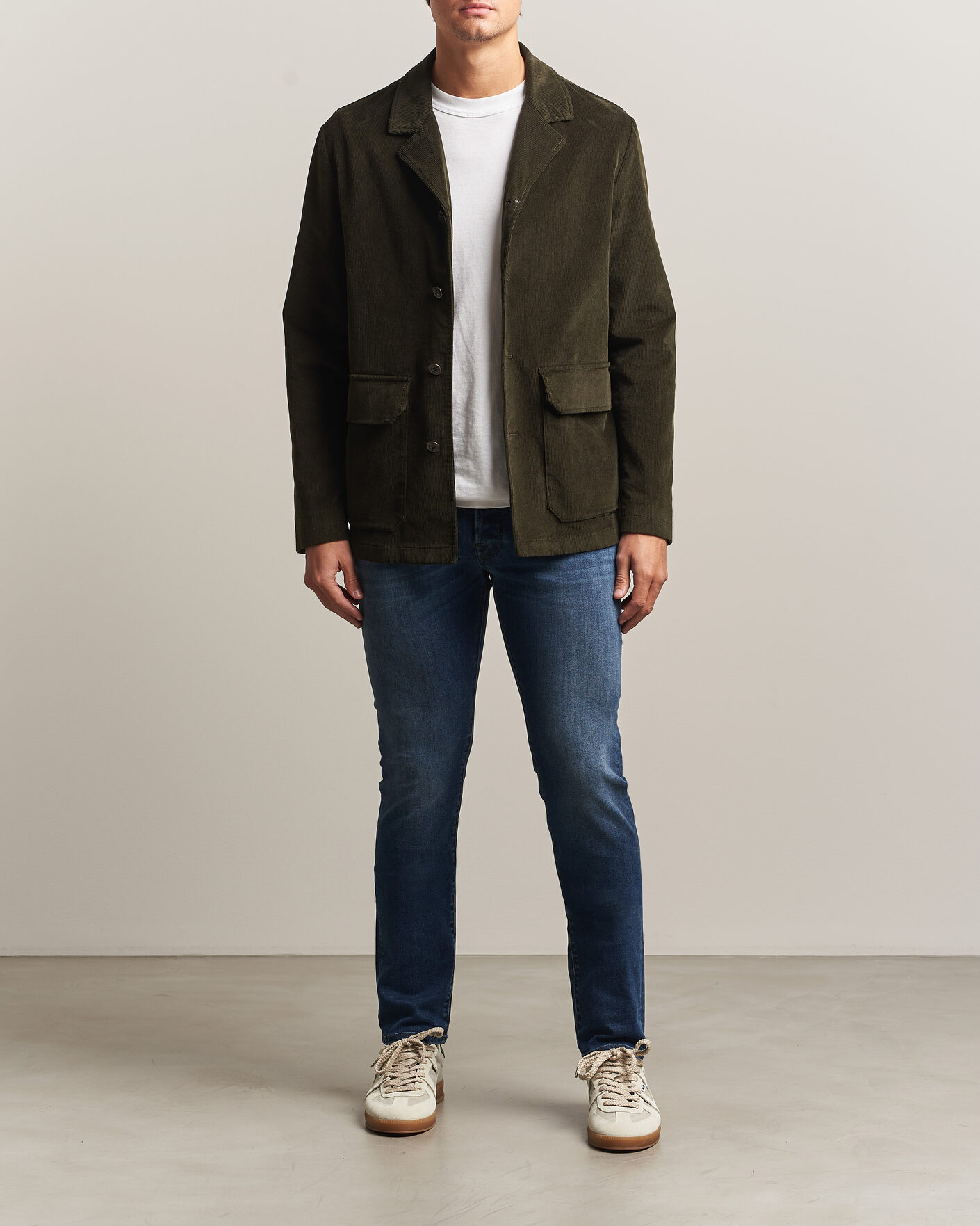 Hombres | Vaqueros | Jacob Cohën | Bard Slim Fit Stretch Jeans Mid Blue