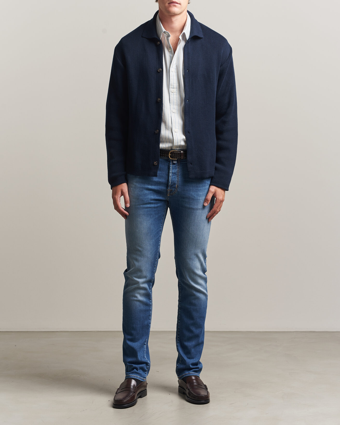 Hombres | Vaqueros | Jacob Cohën | Bard Slim Fit Stretch Jeans Light Blue