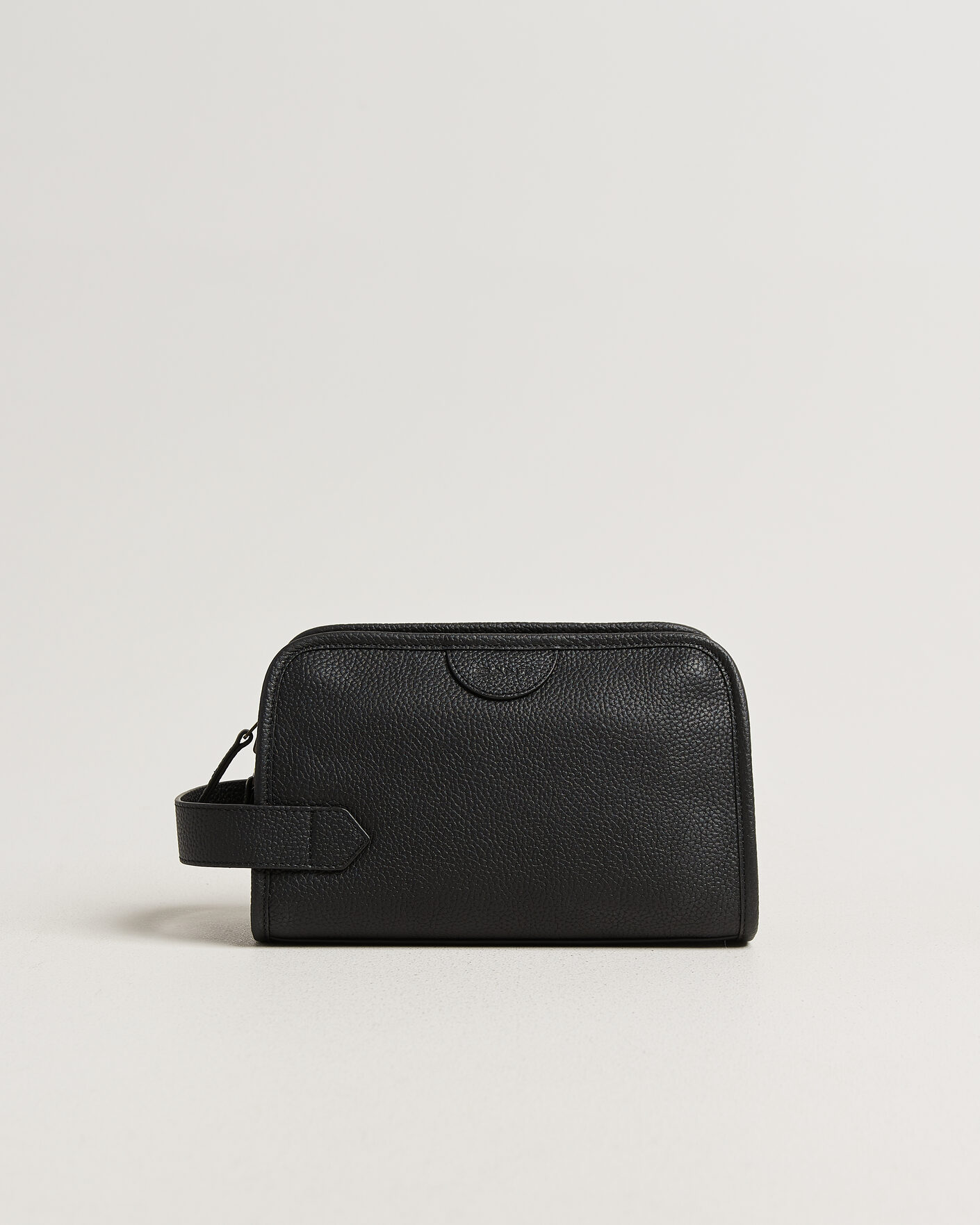Hombres | Bolsos | Gant | Grained Leather Wash Bag Black