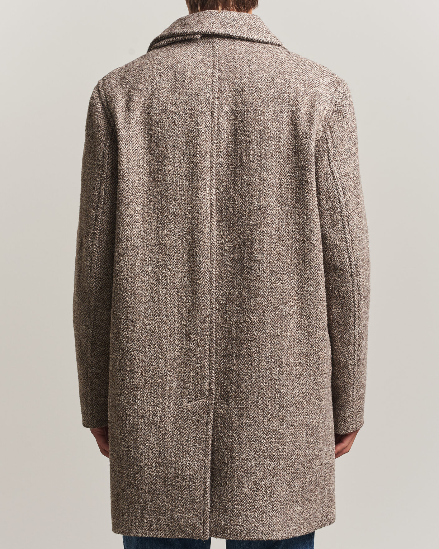Hombres | Abrigos y chaquetas | Gant | Wool Car Coat Mist Taupe