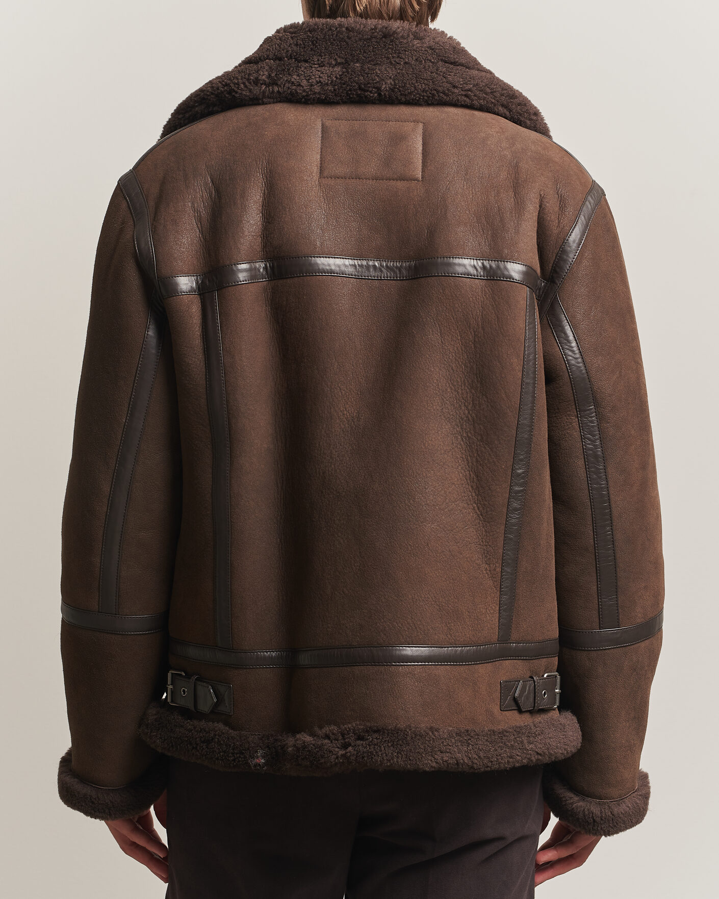Hombres | Abrigos y chaquetas | Gant | Classic Shearling Jacket Black Brown