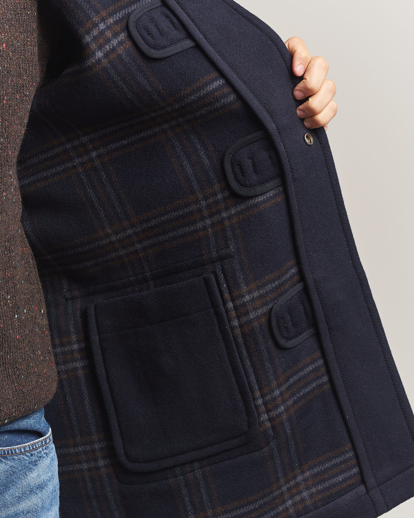 Hombres | Abrigos y chaquetas | Gant | Classic Wool Duffle Coat Evening Blue