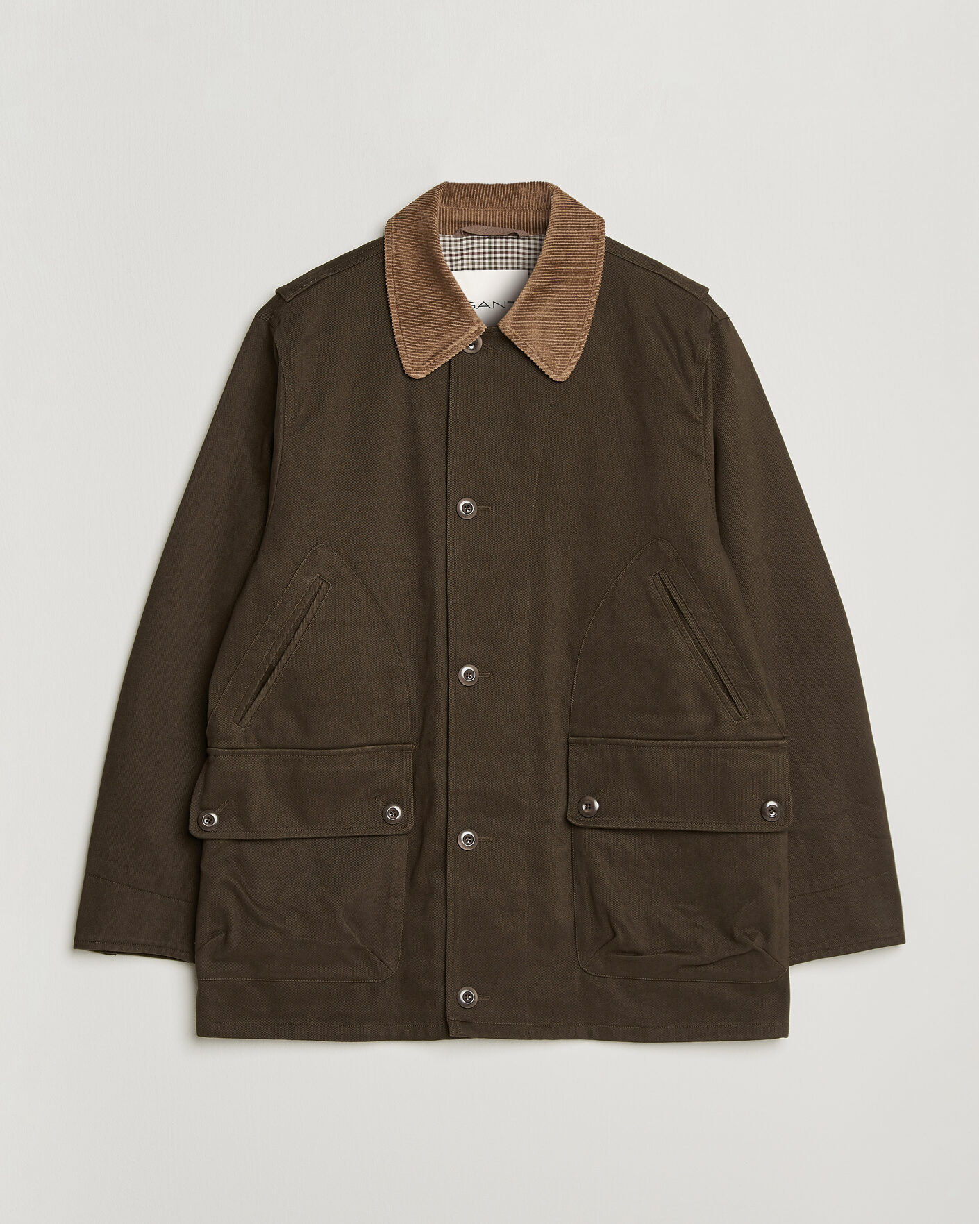 Hombres | Abrigos y chaquetas | Gant | Moleskin Decker Jacket Dark Moss Green