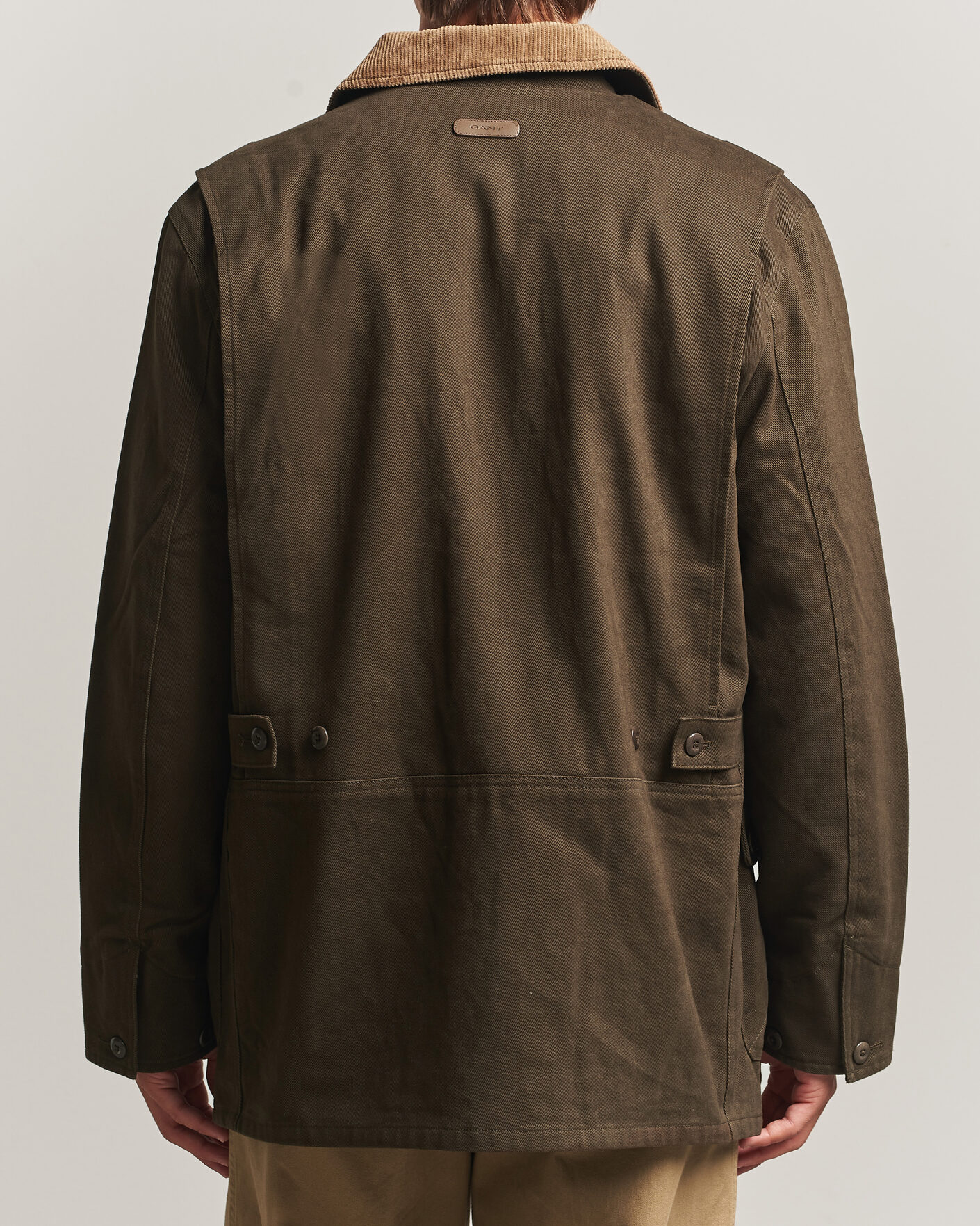 Hombres | Abrigos y chaquetas | Gant | Moleskin Decker Jacket Dark Moss Green