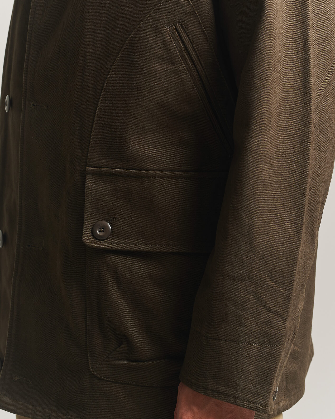 Hombres | Abrigos y chaquetas | Gant | Moleskin Decker Jacket Dark Moss Green
