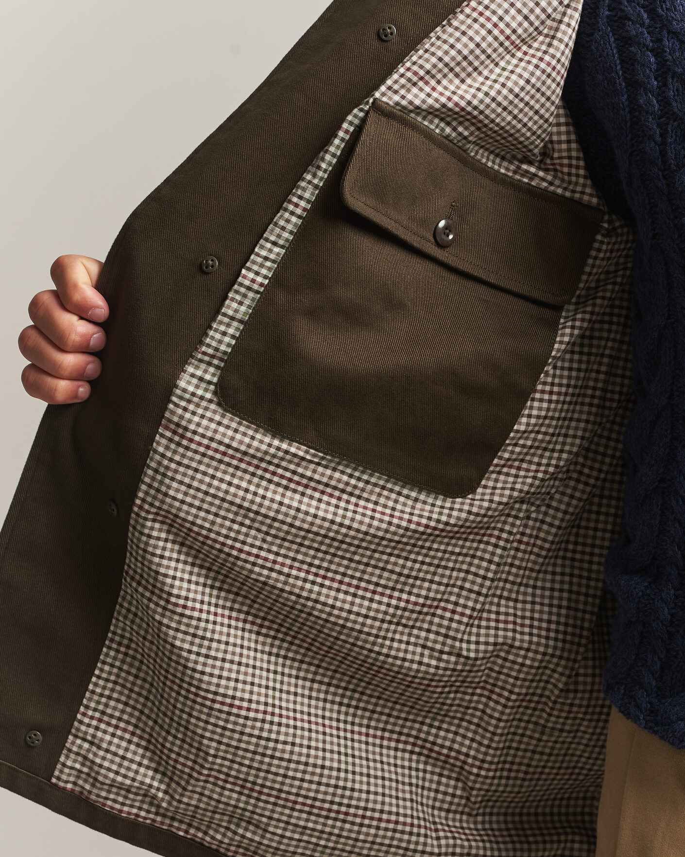 Hombres | Abrigos y chaquetas | Gant | Moleskin Decker Jacket Dark Moss Green