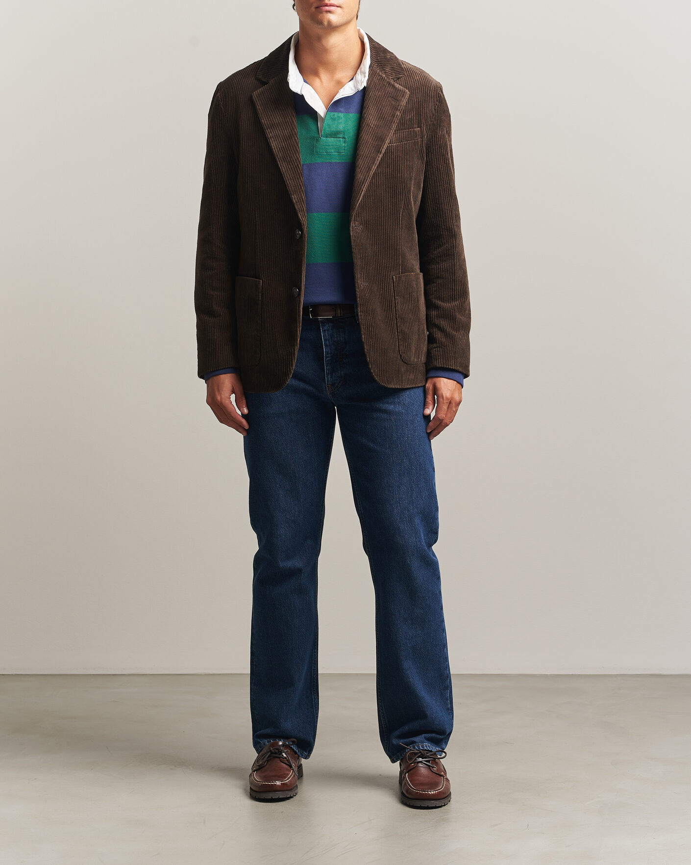 Hombres | Blazers | Gant | Corduroy Blazer Black Brown