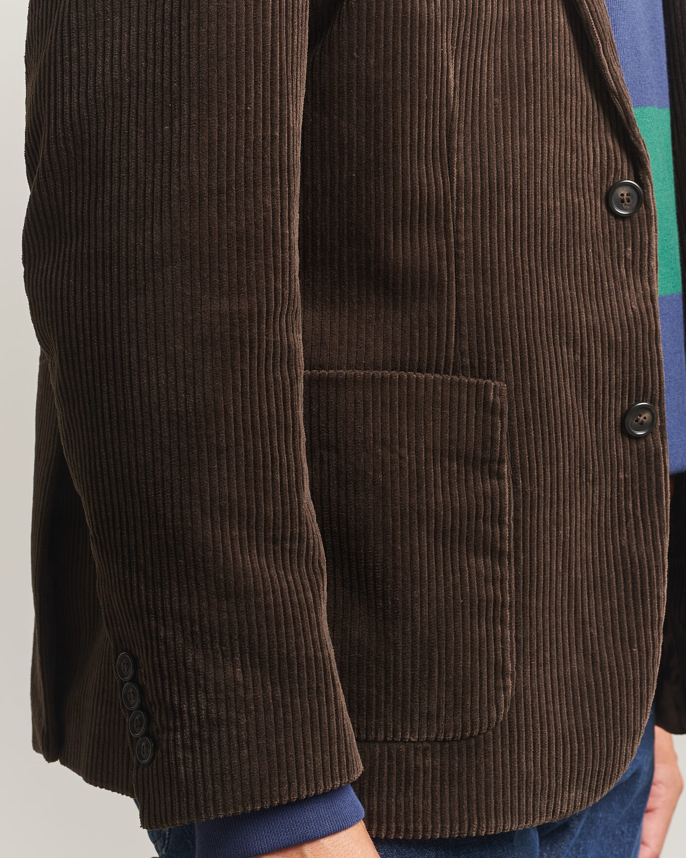 Hombres | Blazers | Gant | Corduroy Blazer Black Brown