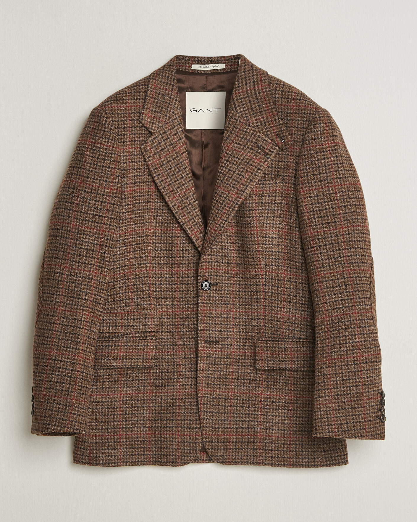Hombres | Abrigos y chaquetas | Gant | British Tweed Blazer Shadow Brown