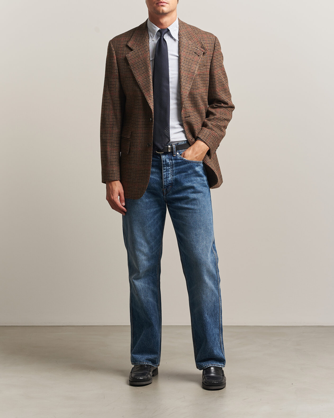 Hombres | Abrigos y chaquetas | Gant | British Tweed Blazer Shadow Brown