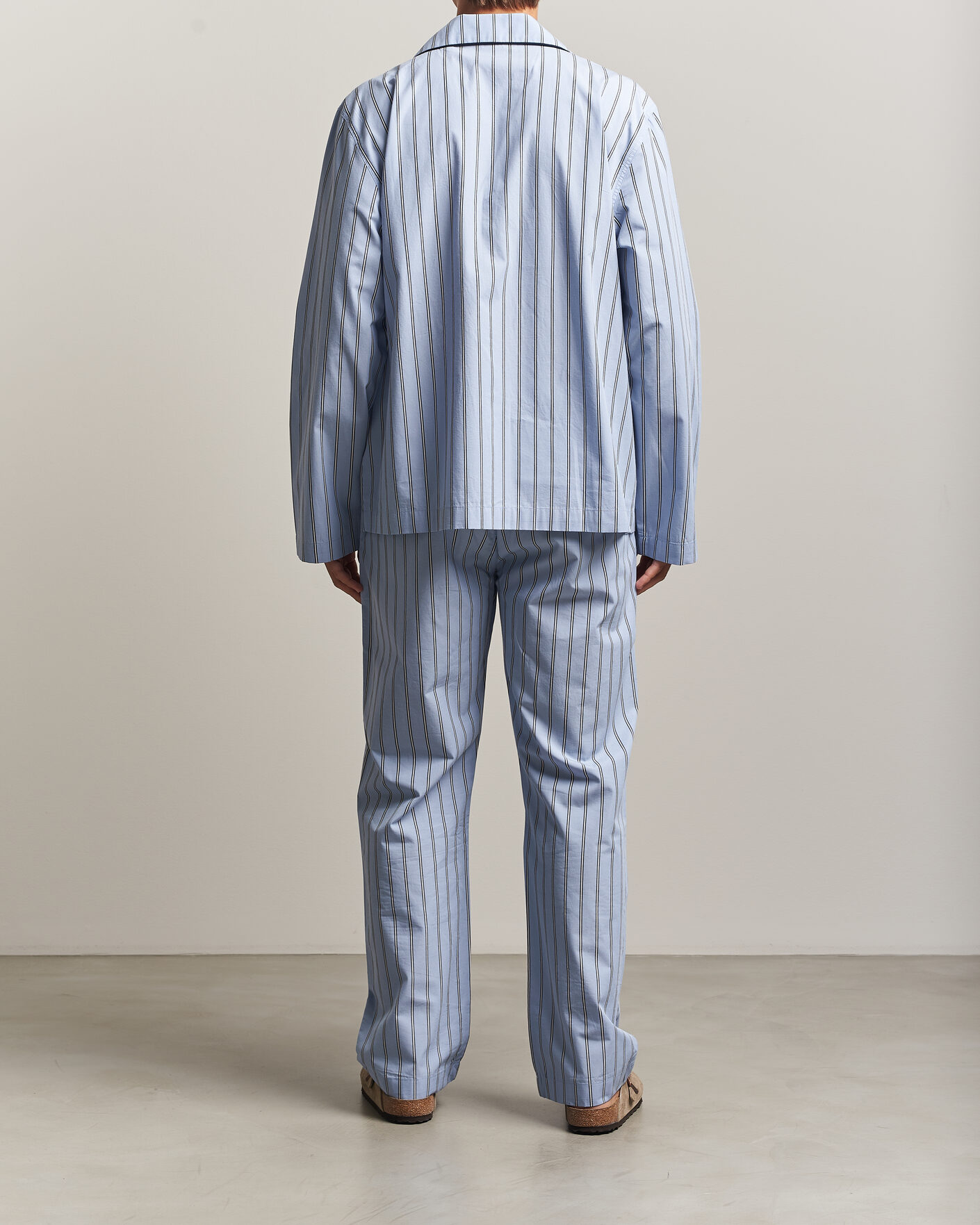 Hombres | Pijamas y batas | Gant | Poplin Striped Pyjama Set Light Blue