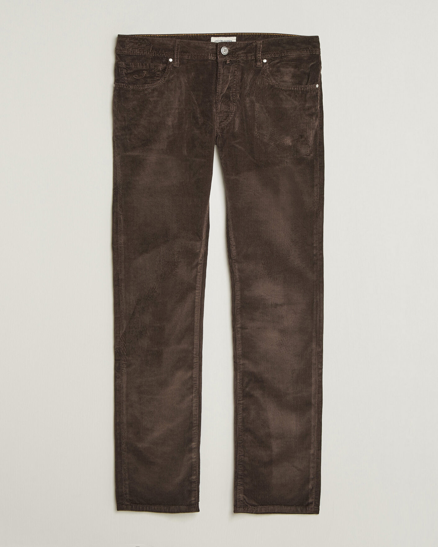 Hombres | Pantalones | Jacob Cohën | Bard 5-Pocket Medium Corduroy Trousers Brown