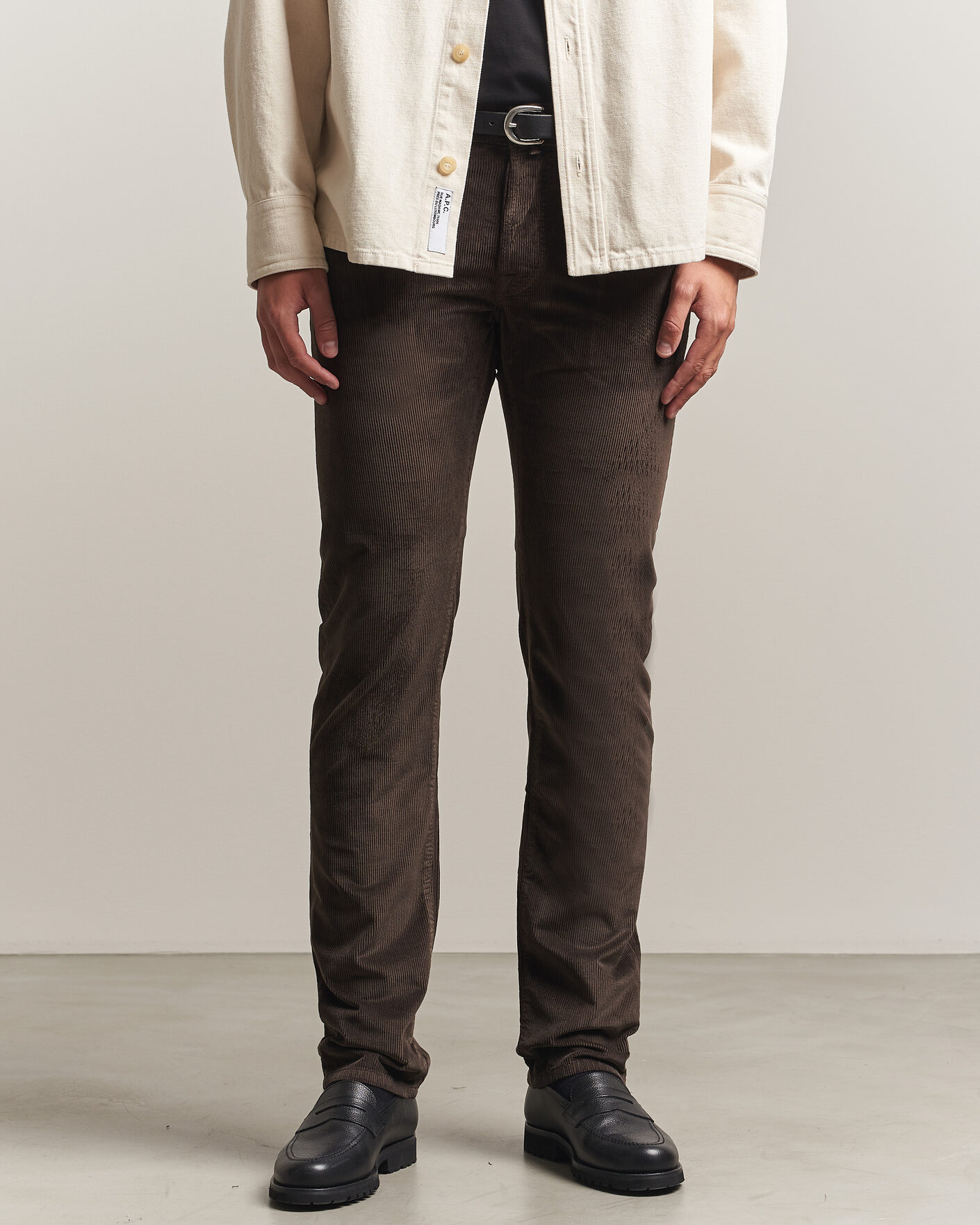 Hombres | Pantalones | Jacob Cohën | Bard 5-Pocket Medium Corduroy Trousers Brown