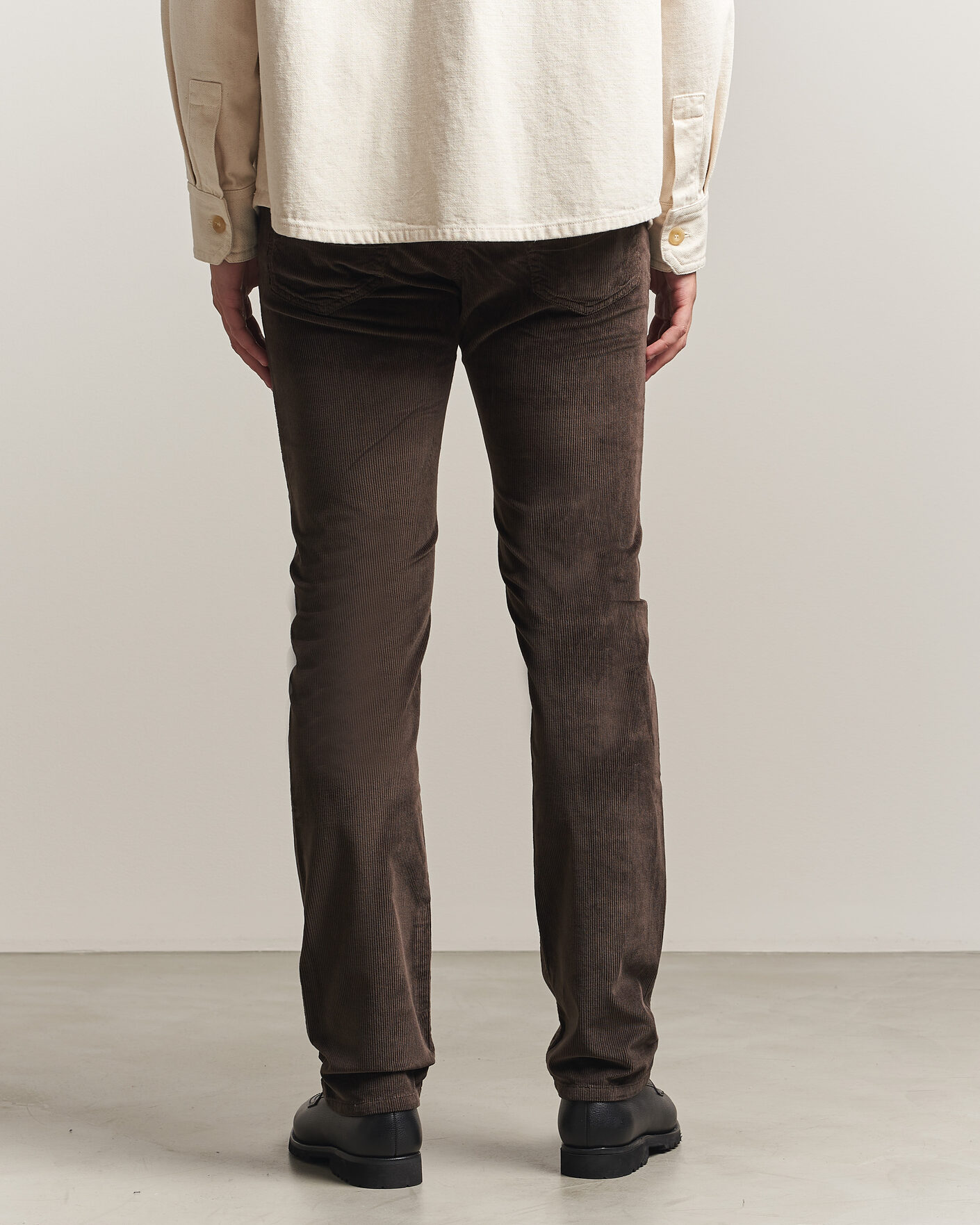 Hombres | Pantalones | Jacob Cohën | Bard 5-Pocket Medium Corduroy Trousers Brown