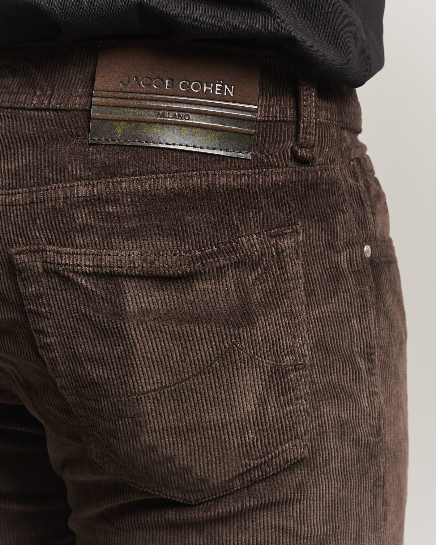 Hombres | Pantalones | Jacob Cohën | Bard 5-Pocket Medium Corduroy Trousers Brown