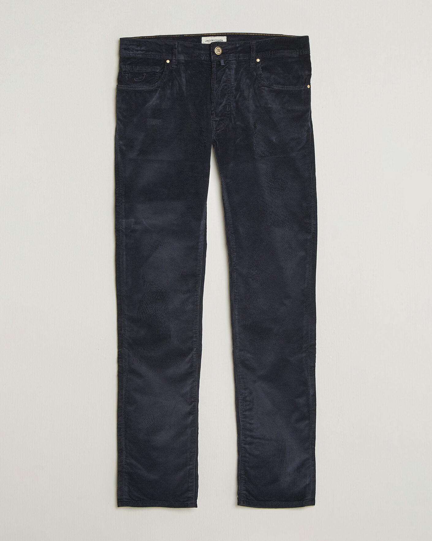 Hombres | Pantalones | Jacob Cohën | Bard 5-Pocket Medium Corduroy Trousers Navy