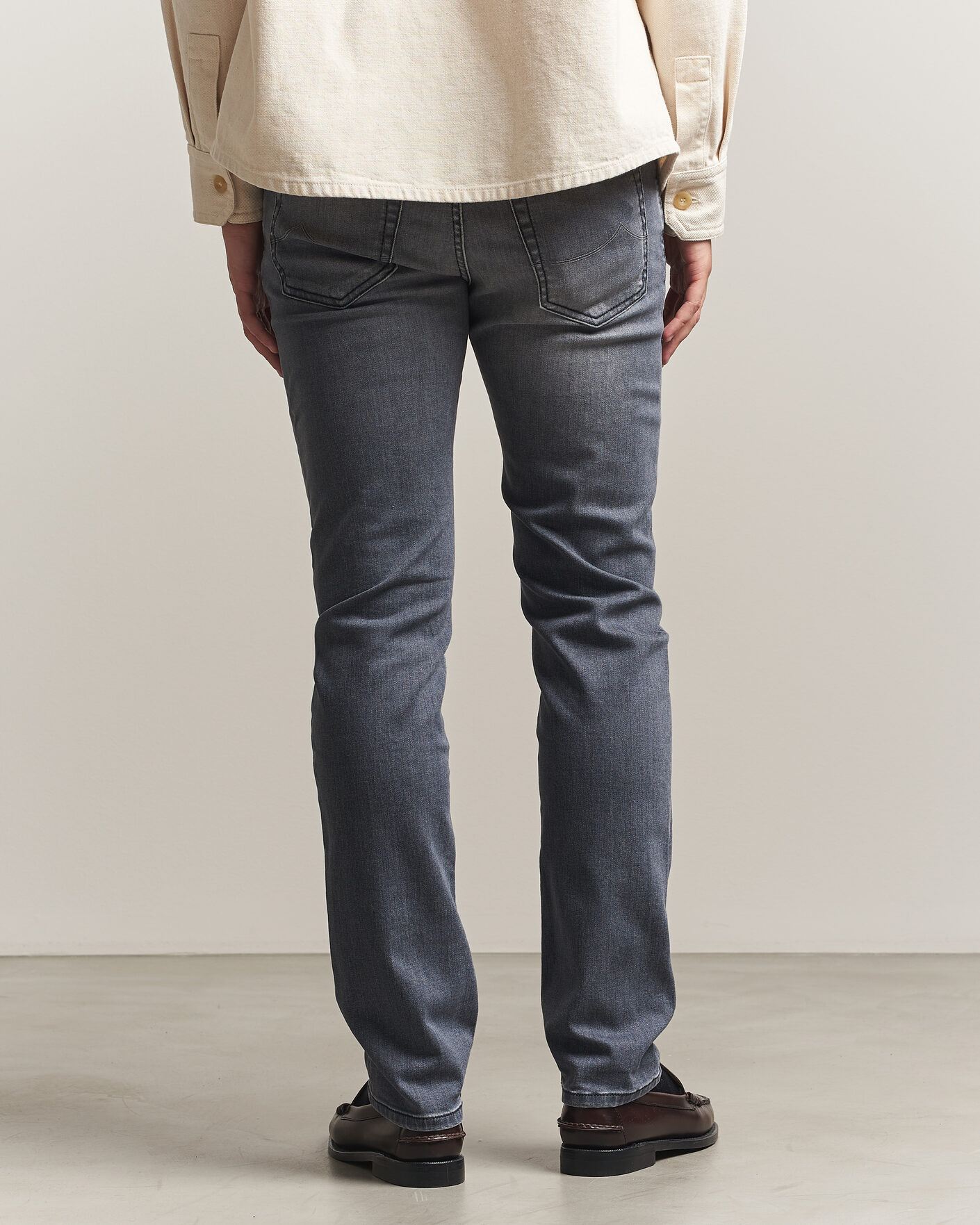 Hombres | Vaqueros | Jacob Cohën | Bard Slim Fit Stretch Jeans Light Grey