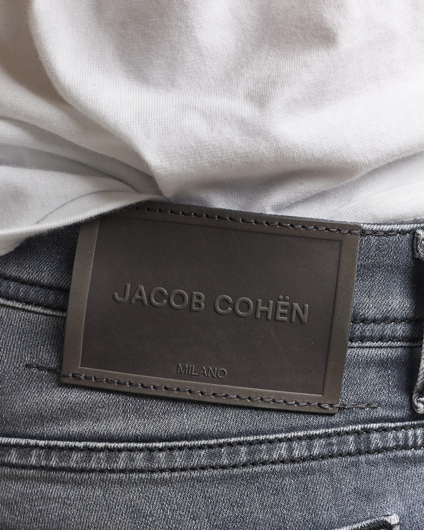 Hombres | Vaqueros | Jacob Cohën | Bard Slim Fit Stretch Jeans Light Grey