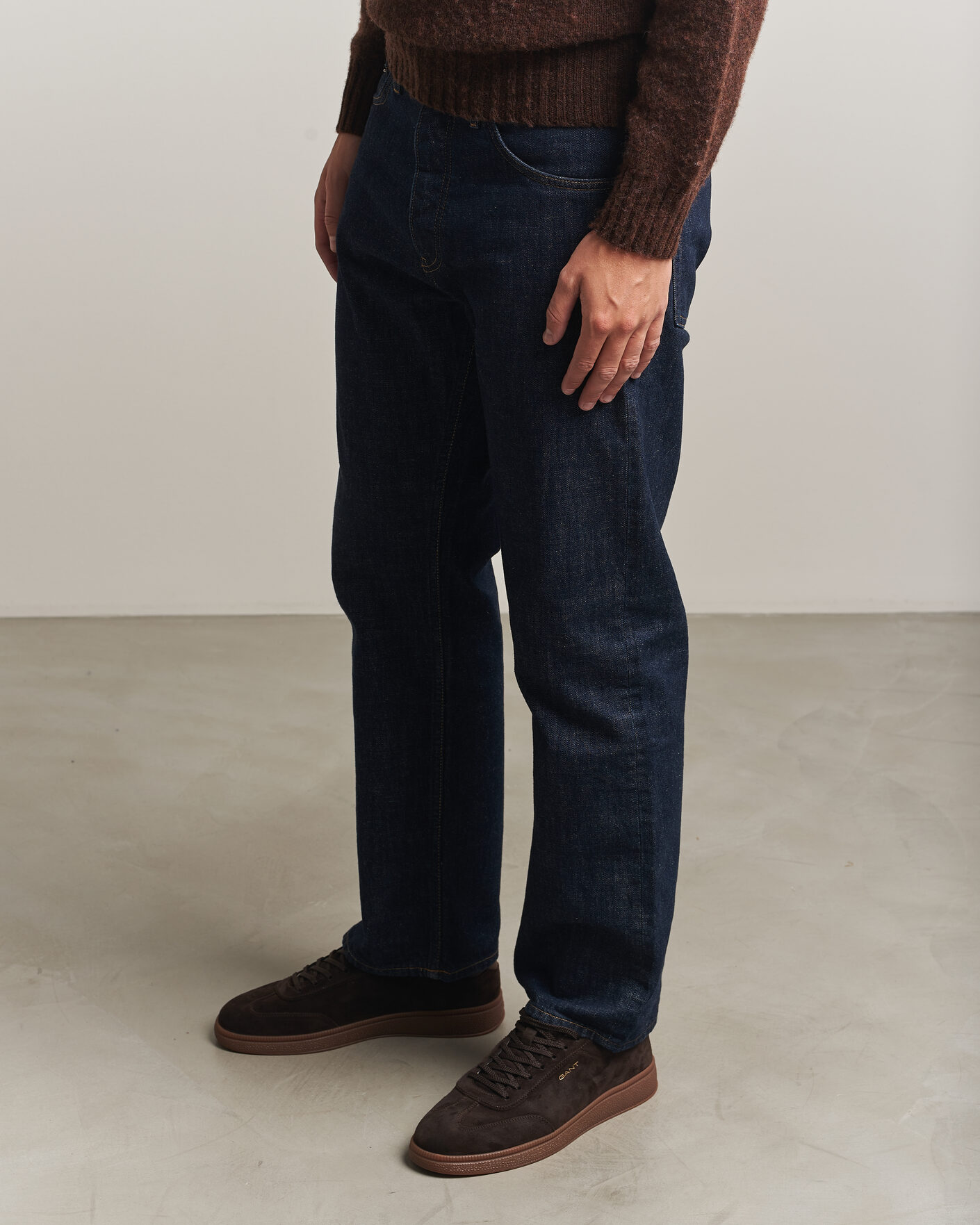 Hombres | Zapatillas | Gant | Cuzmo Suede Sneaker Dark Brown