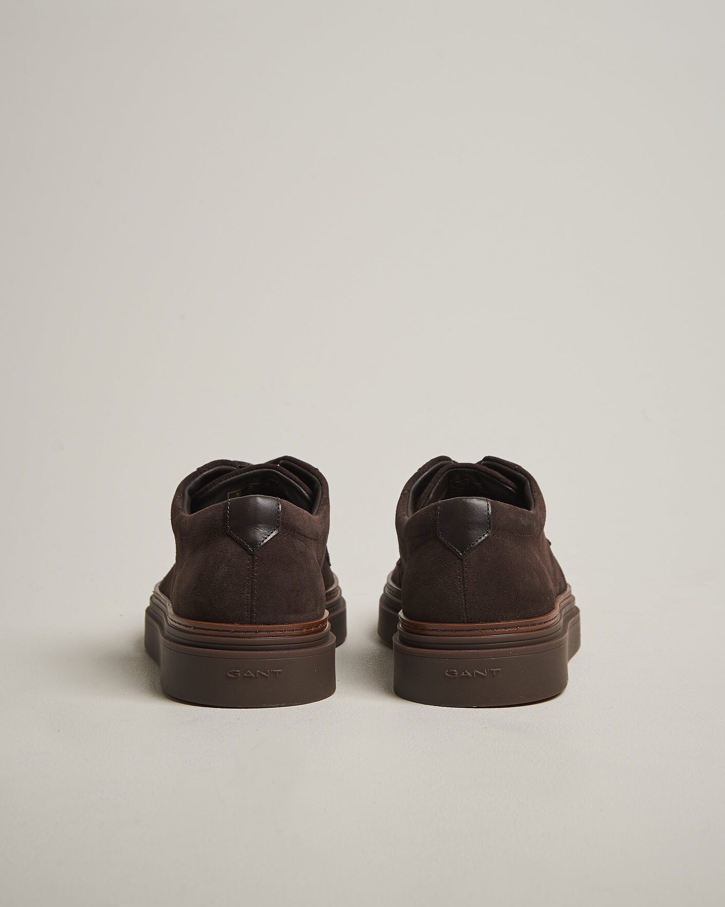 Hombres | Zapatillas | Gant | Kinzoon Suede Derby Sneaker Espresso Brown