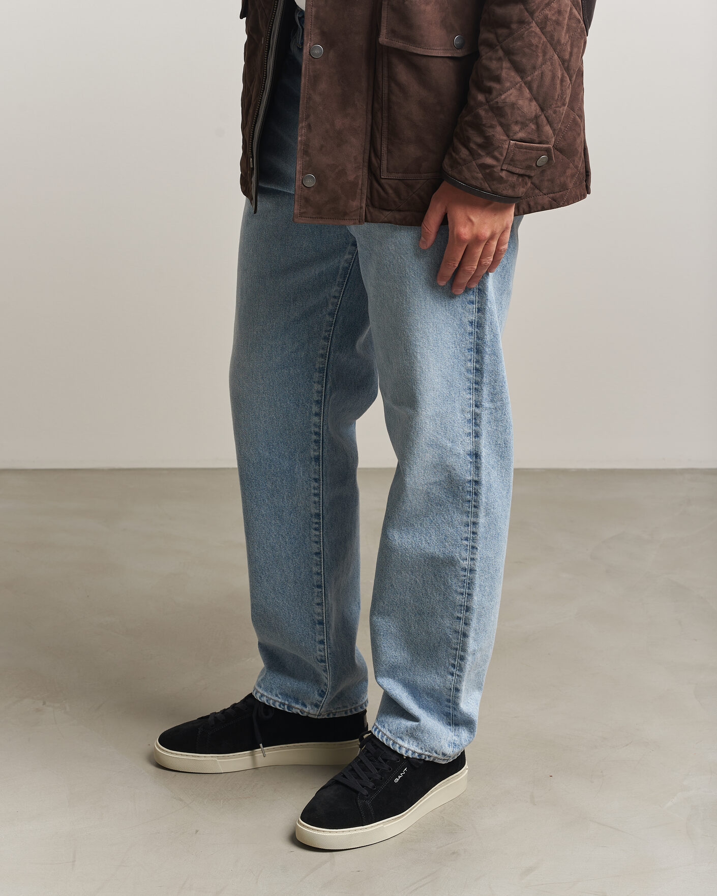 Hombres | Zapatillas | Gant | Mc Julien Suede Sneaker Black