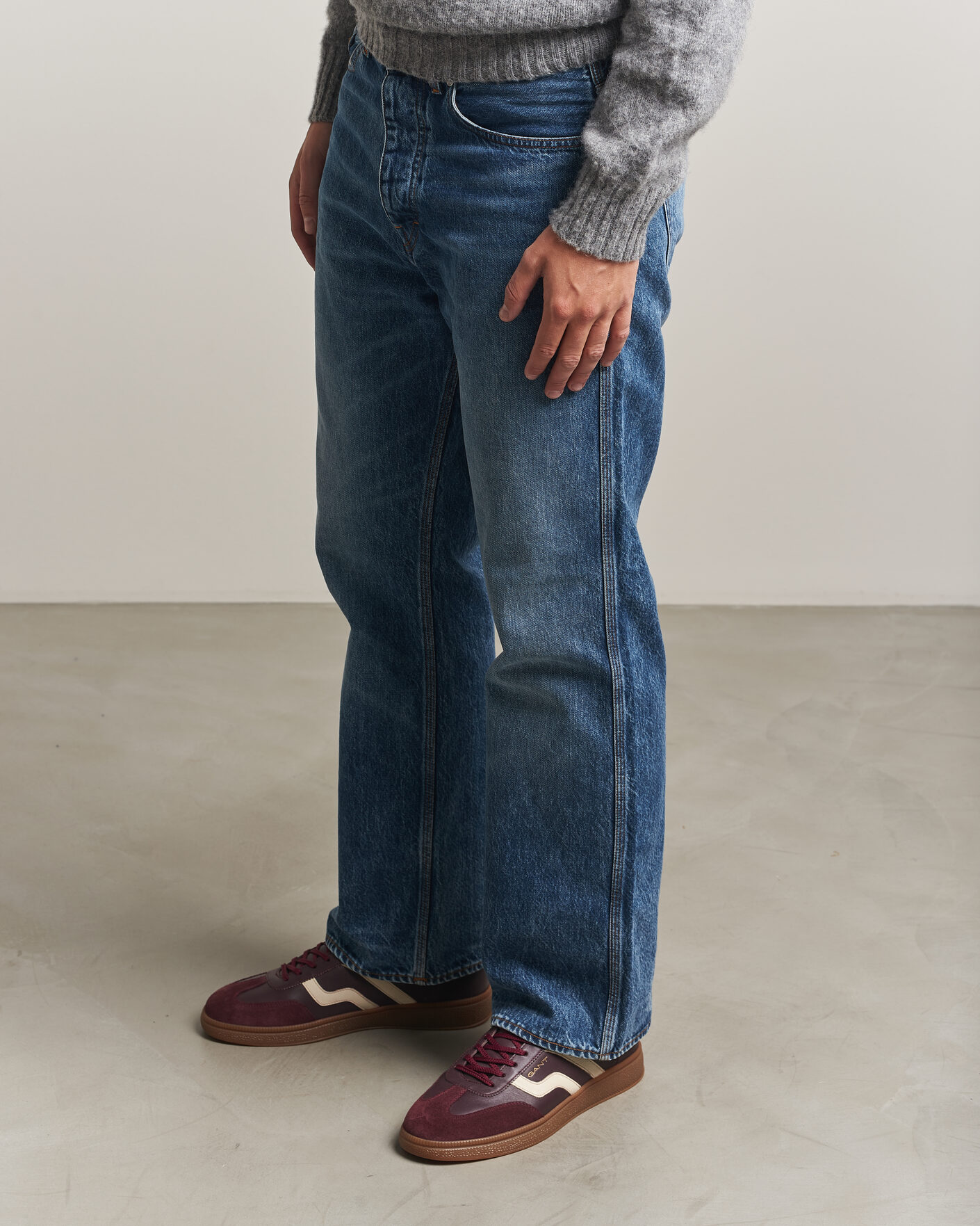 Hombres | Zapatillas | Gant | Cuzmo Leather/Suede Sneaker Port Wine