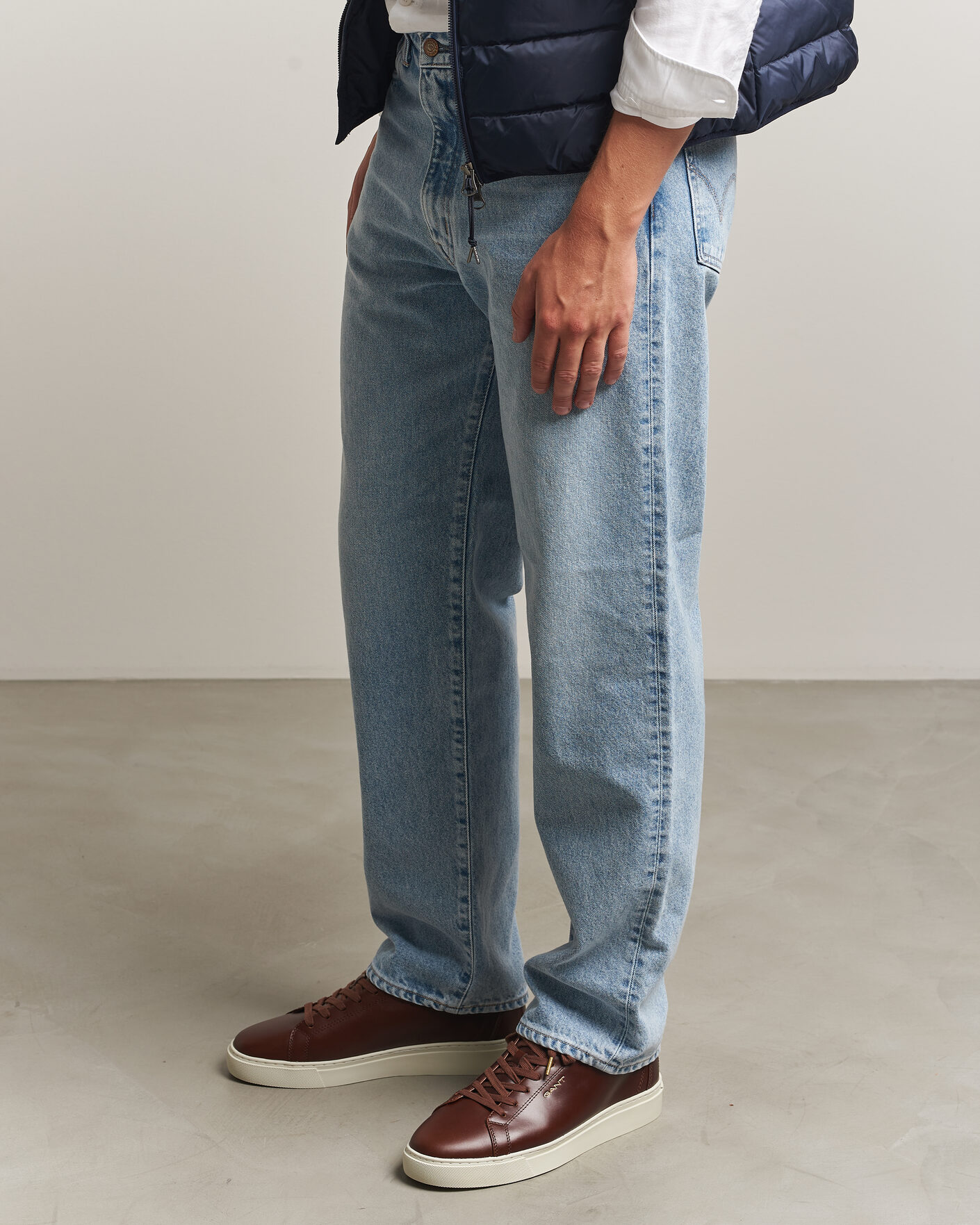 Hombres | Zapatillas | Gant | Mc Julien Leather Sneaker Cognac