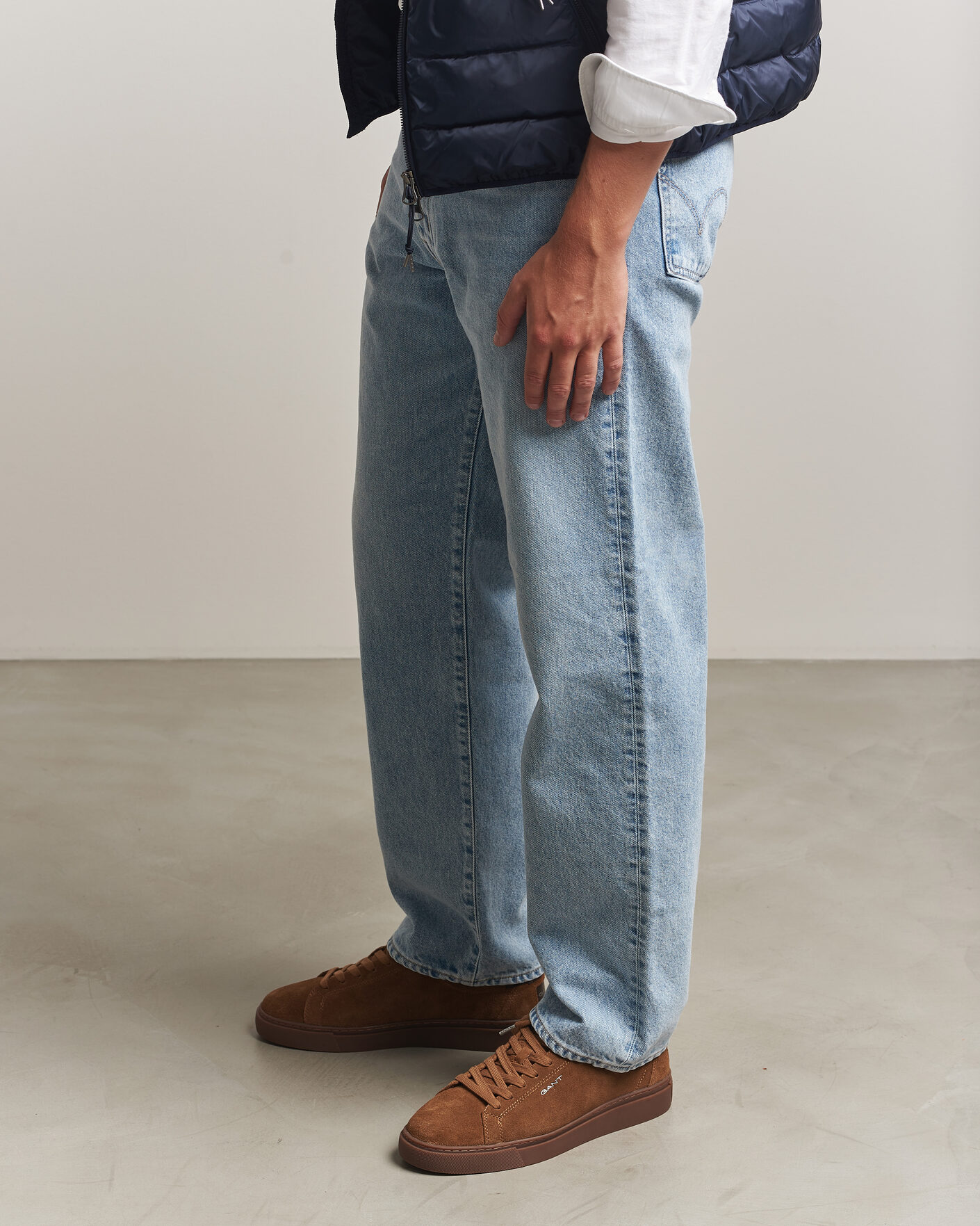 Hombres | Zapatillas | Gant | Mc Julien Suede Sneaker Chestnut