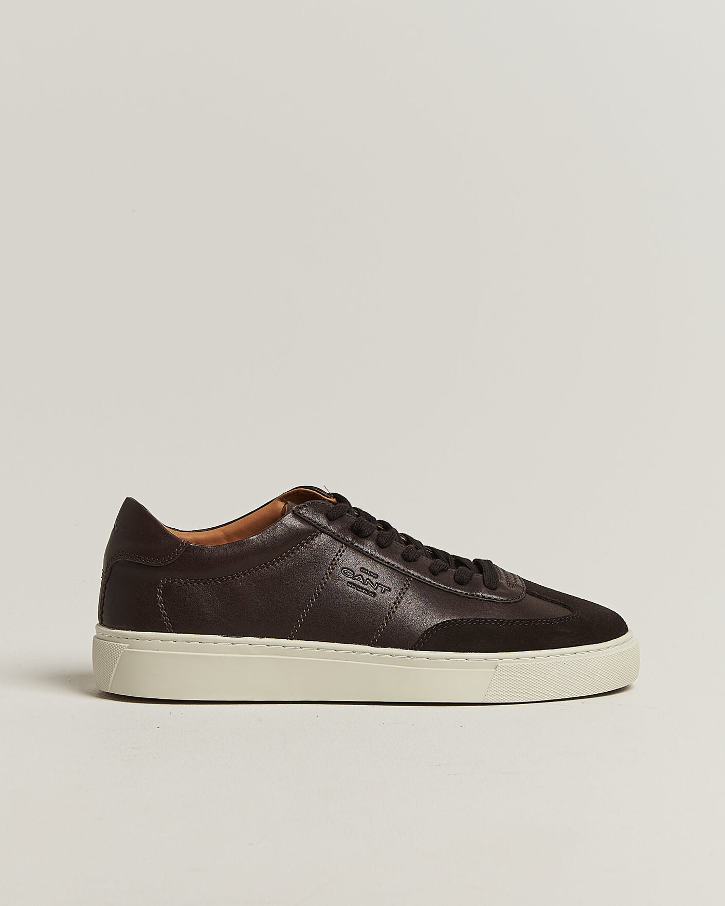 Hombres | Zapatillas | Gant | Mc Julien Leather/Suede Sneaker Dark Brown