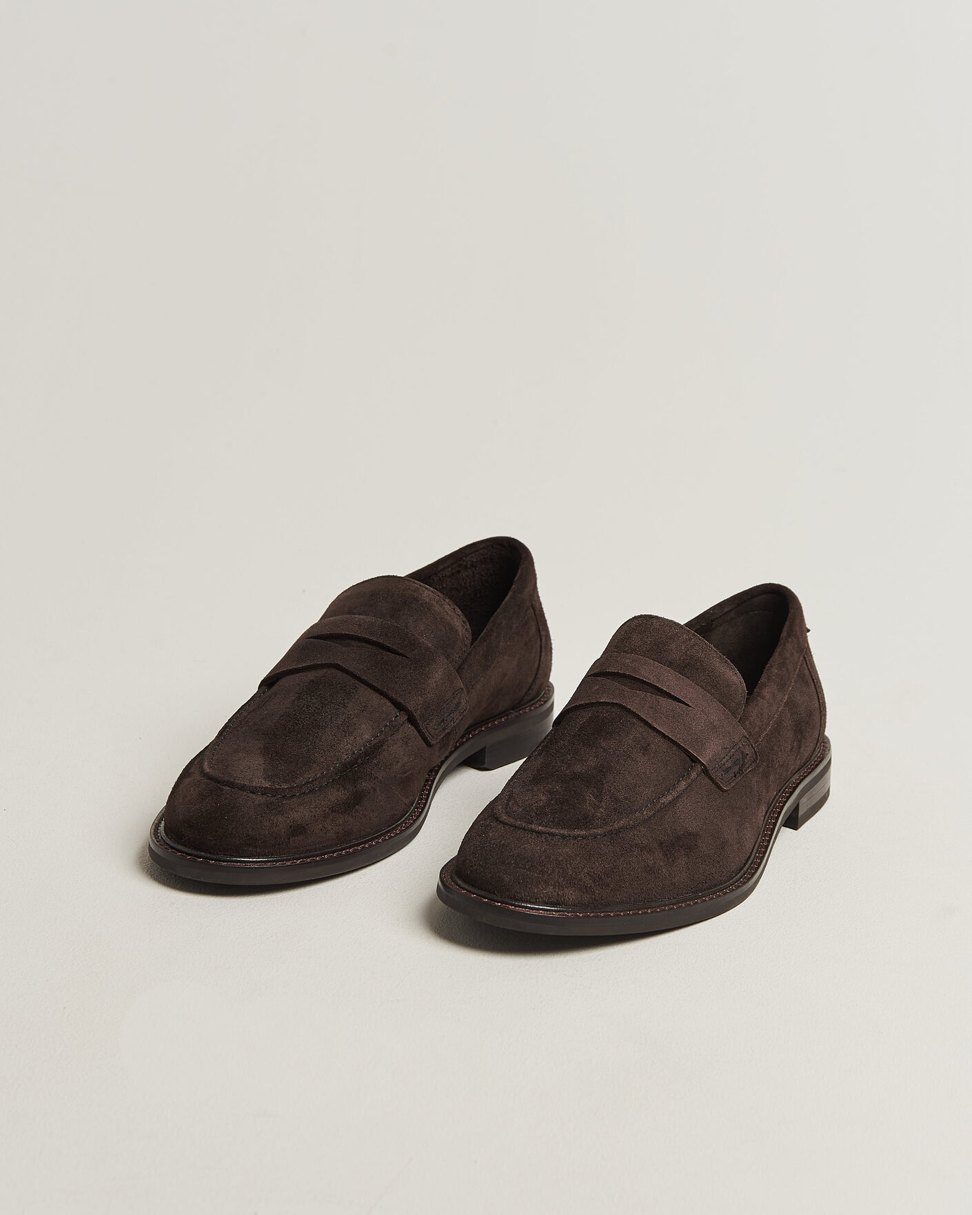 Hombres | Mocasines | Gant | Lozham Suede Loafer Dark Brown