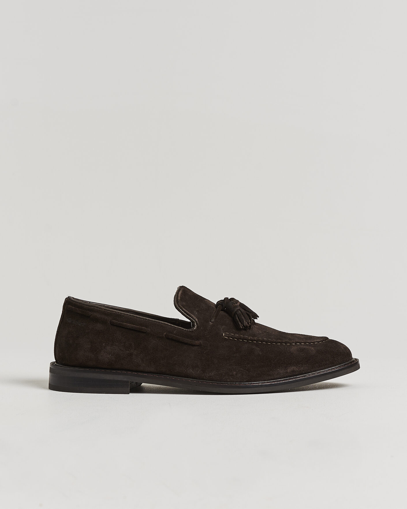 Hombres | Mocasines | Gant | Lozham Suede Tassle Loafer Dark Brown